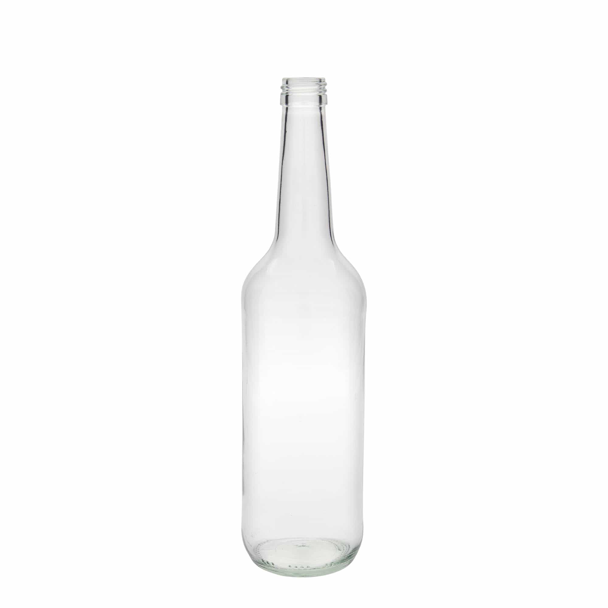 700 ml stikla pudele ar taisnu kaklu, atvere: PP 28