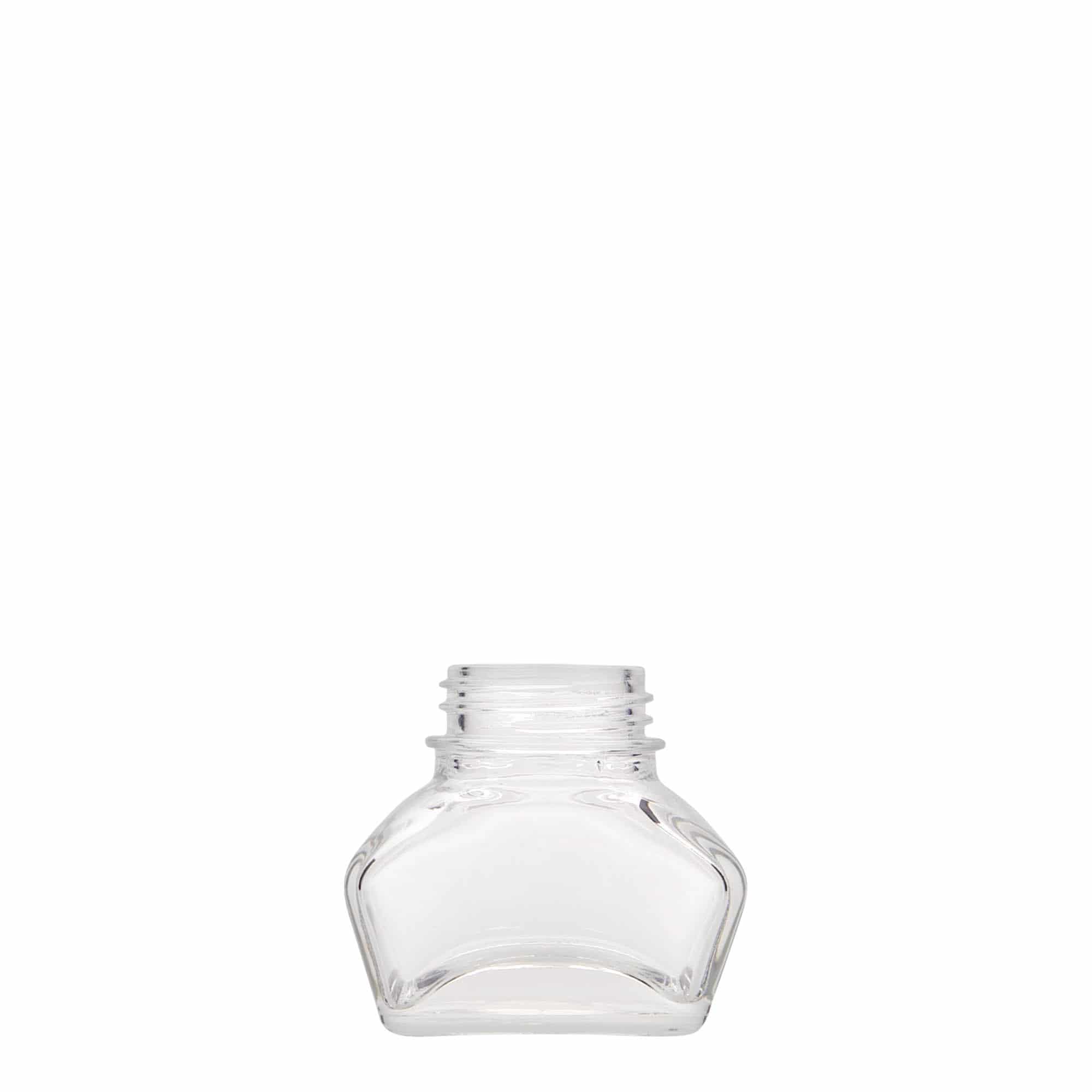 30 ml tintiņa, taisnstūrveida, atvere: skrūvējams vāciņš