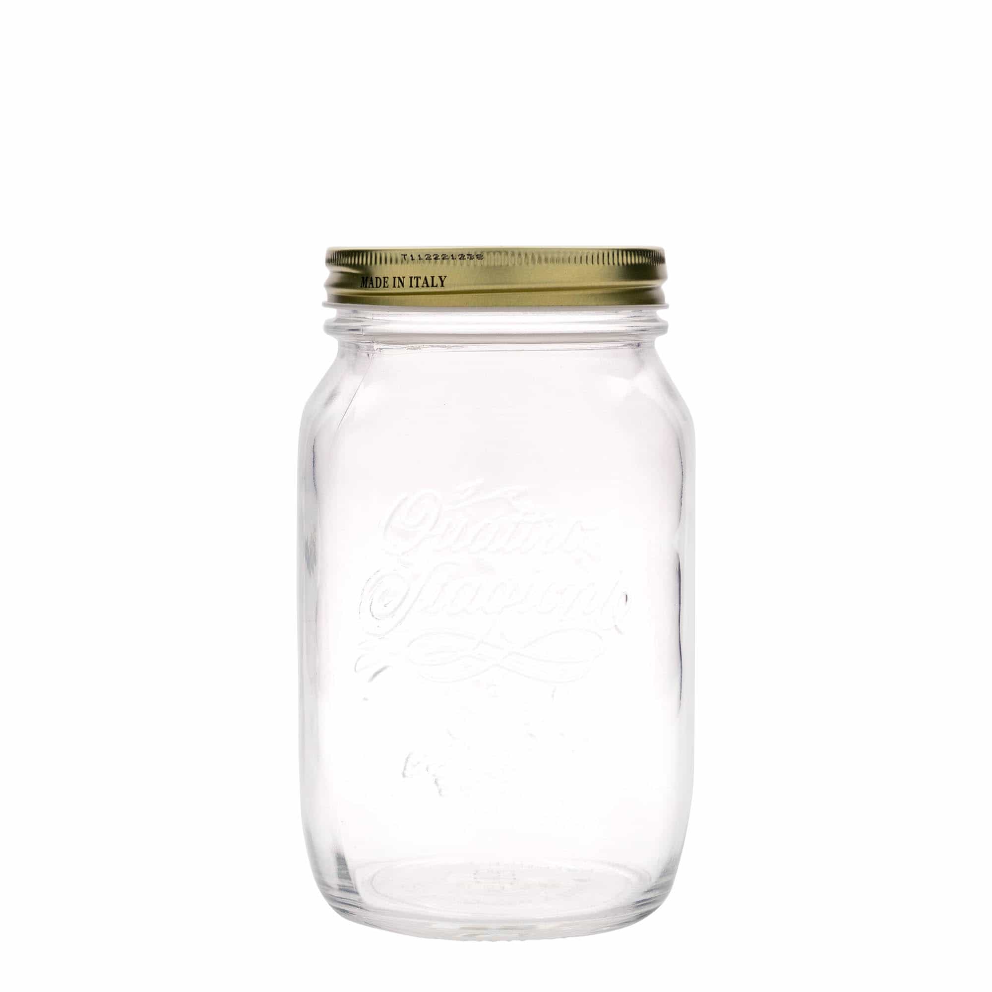 1.000 ml stikls 'Quattro Stagioni', atvere: skrūvējams vāciņš 1.000 ml stikls 'Quattro Stagioni', atvere: skrūvējams vāciņš