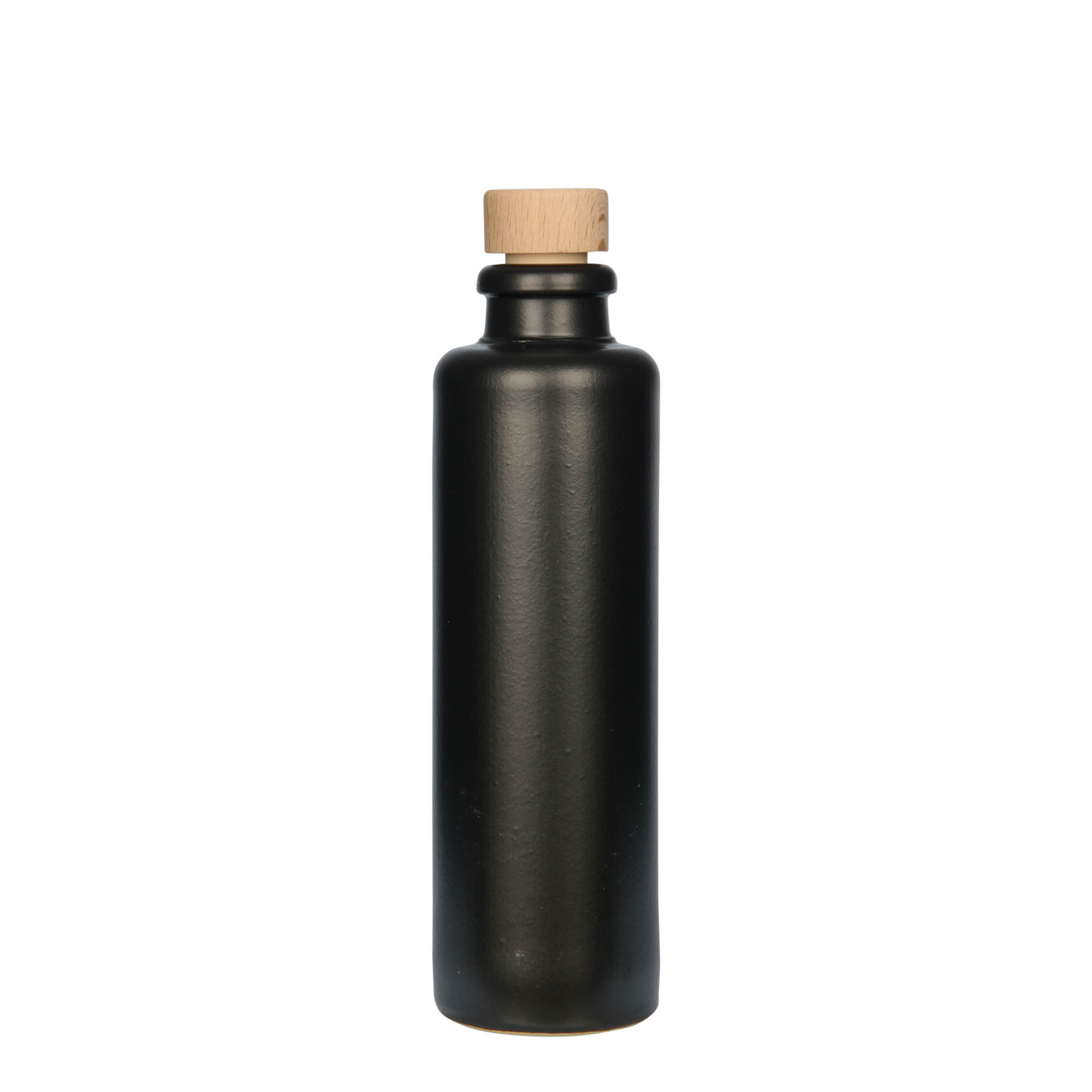 200 ml māla krūze, māla izstrādājums, melna, atvere: korķis