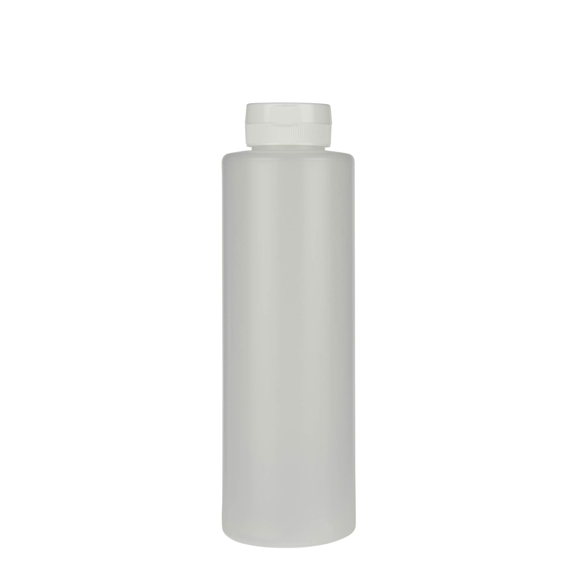 500 ml mērces pudele, LDPE plastmasa, dabīga, atvere: 38/400 500 ml mērces pudele, LDPE plastmasa, dabīga, atvere: 38/400