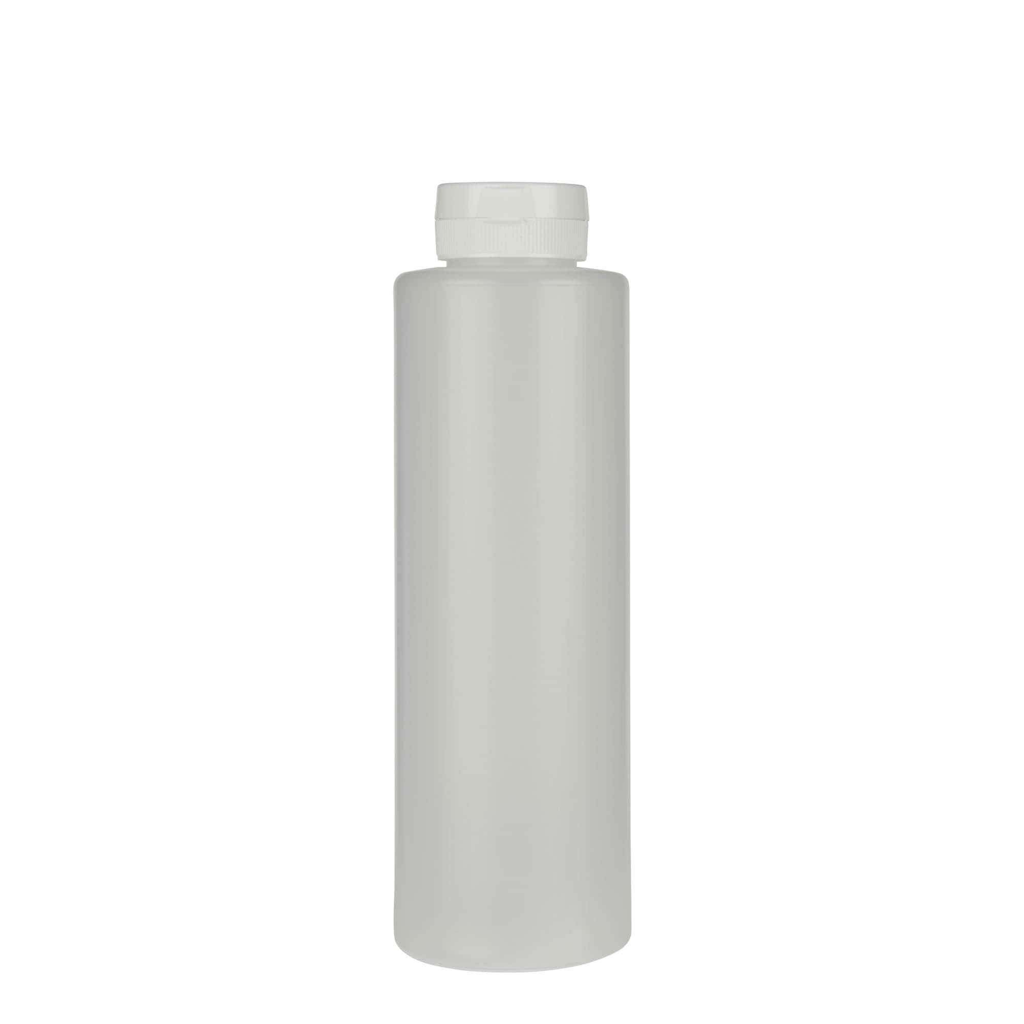 500 ml mērces pudele, LDPE plastmasa, dabīga, atvere: 38/400