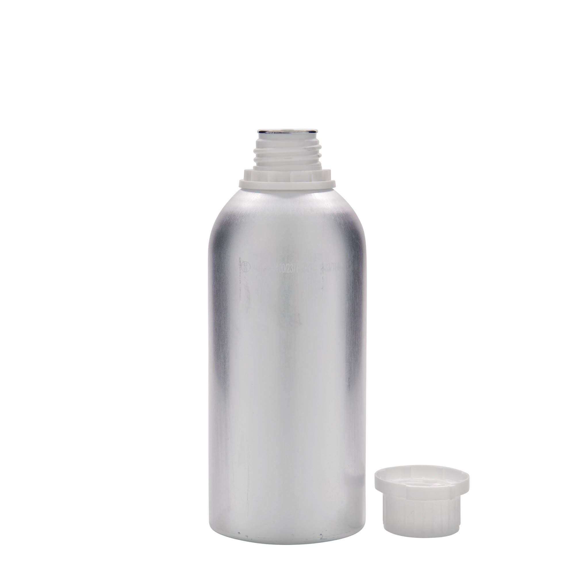 625 ml alumīnija pudele, metāls, sudraba krāsa, atvere: DIN 32 625 ml alumīnija pudele, metāls, sudraba krāsa, atvere: DIN 32