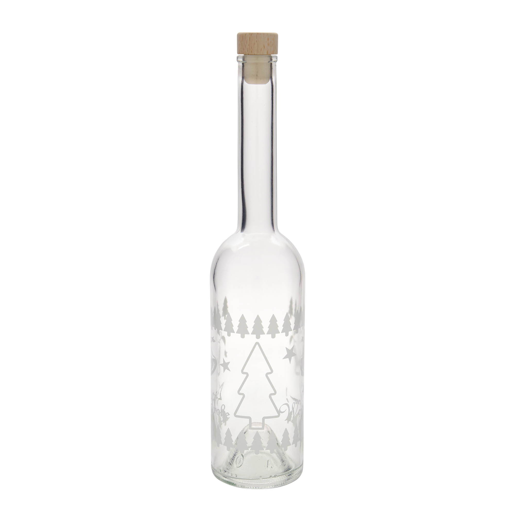 500 ml stikla pudele 'Opera', motīvs: klasiskas Ziemassvētki, atvere: korķis 500 ml stikla pudele 'Opera', motīvs: klasiskas Ziemassvētki, atvere: korķis