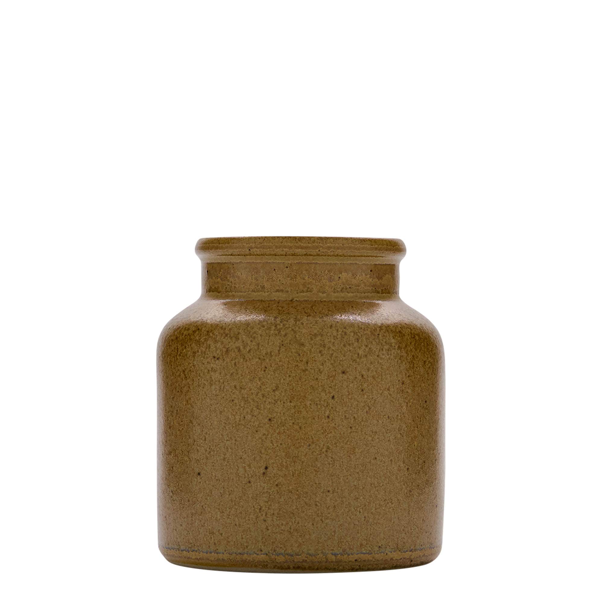270 ml ķieģeļkeramikas pods, brūns kristāls, atvere: pārklājams vāks 270 ml ķieģeļkeramikas pods, brūns kristāls, atvere: pārklājams vāks