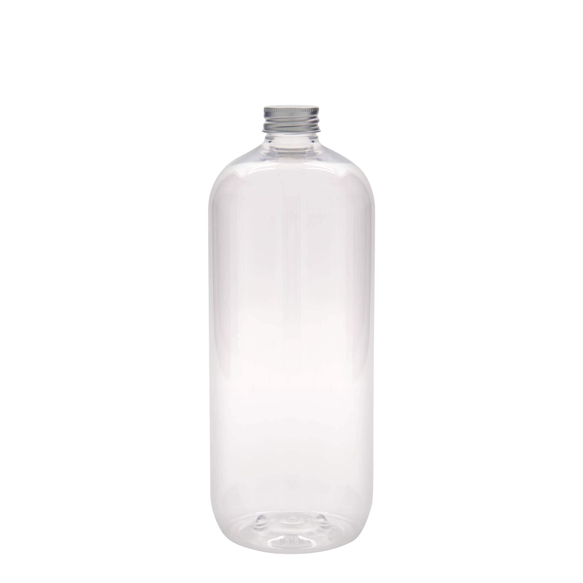 1.000 ml PET pudele 'Boston', plastmasa, atvere: 28/410