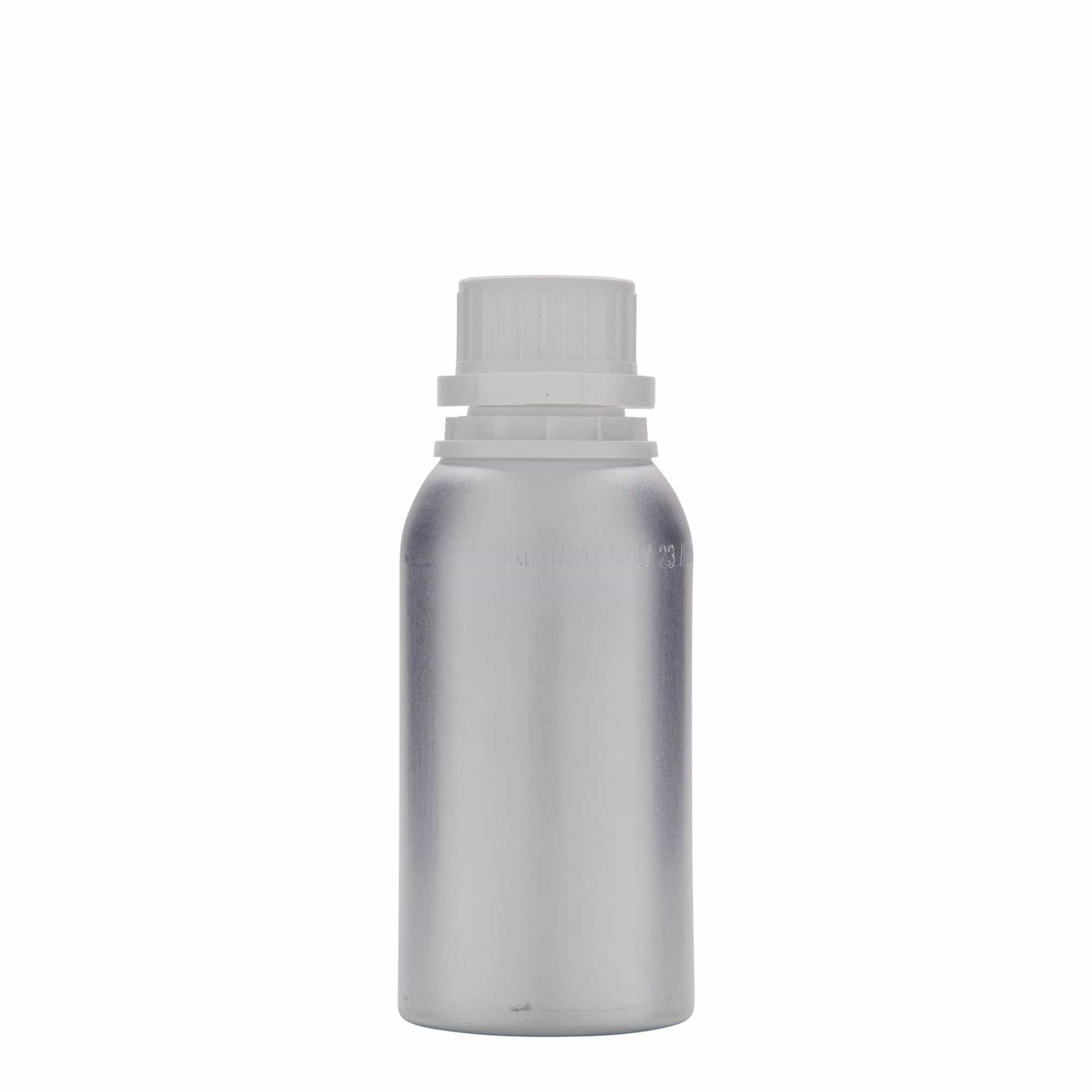 275 ml alumīnija pudele, metāls, sudraba, atvere: DIN 32