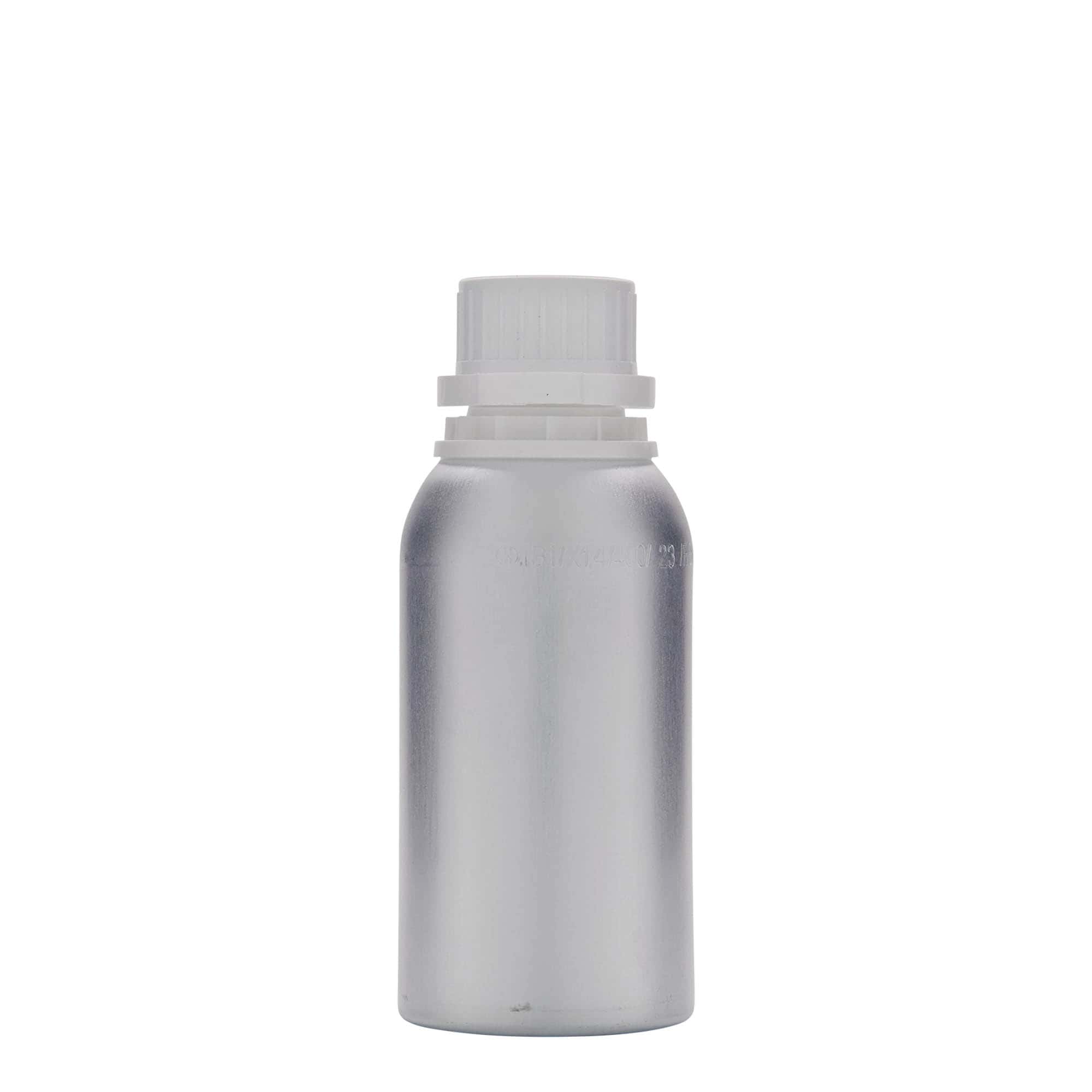 275 ml alumīnija pudele, metāls, sudraba, atvere: DIN 32