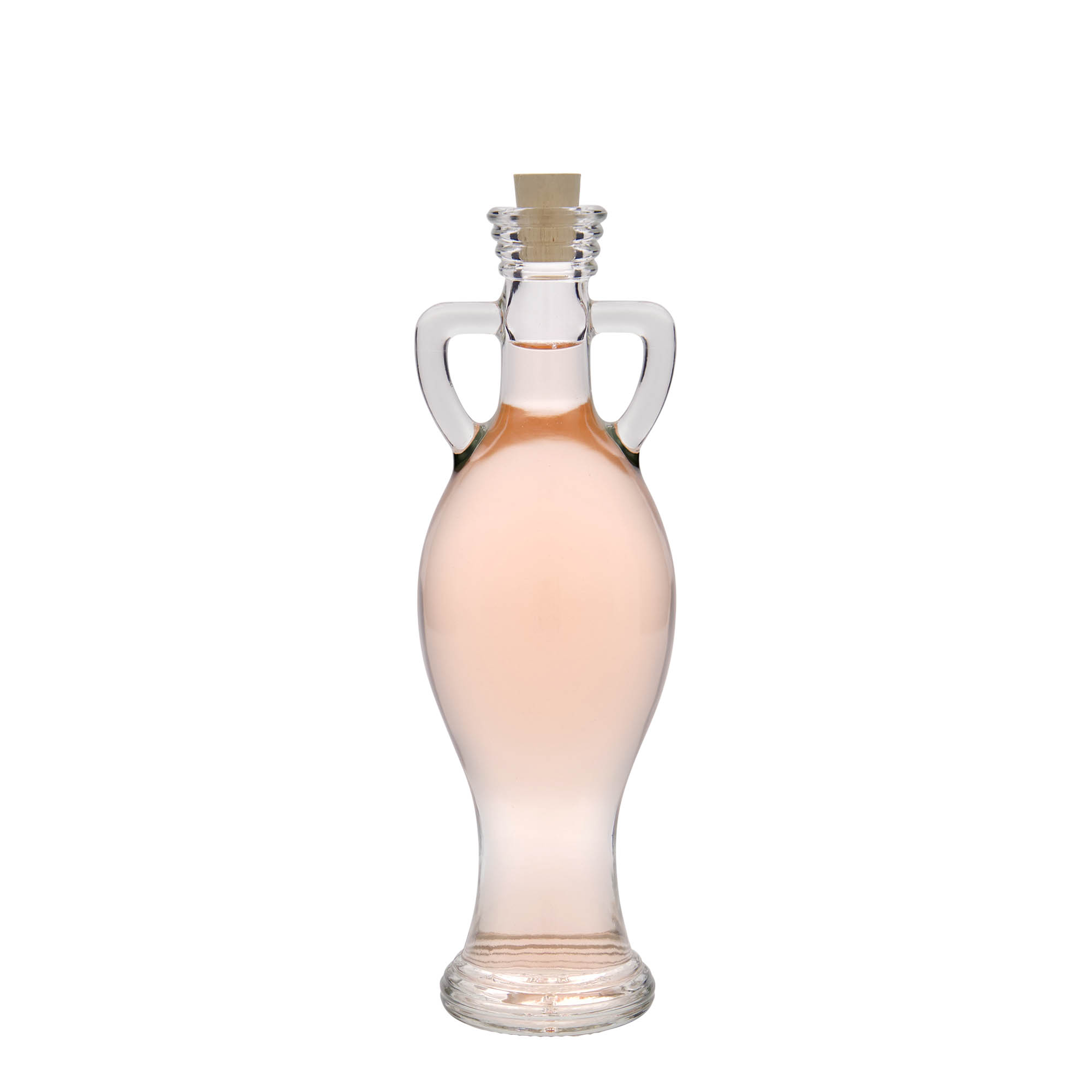 200 ml stikla pudele 'Amfora', atvere: korķis