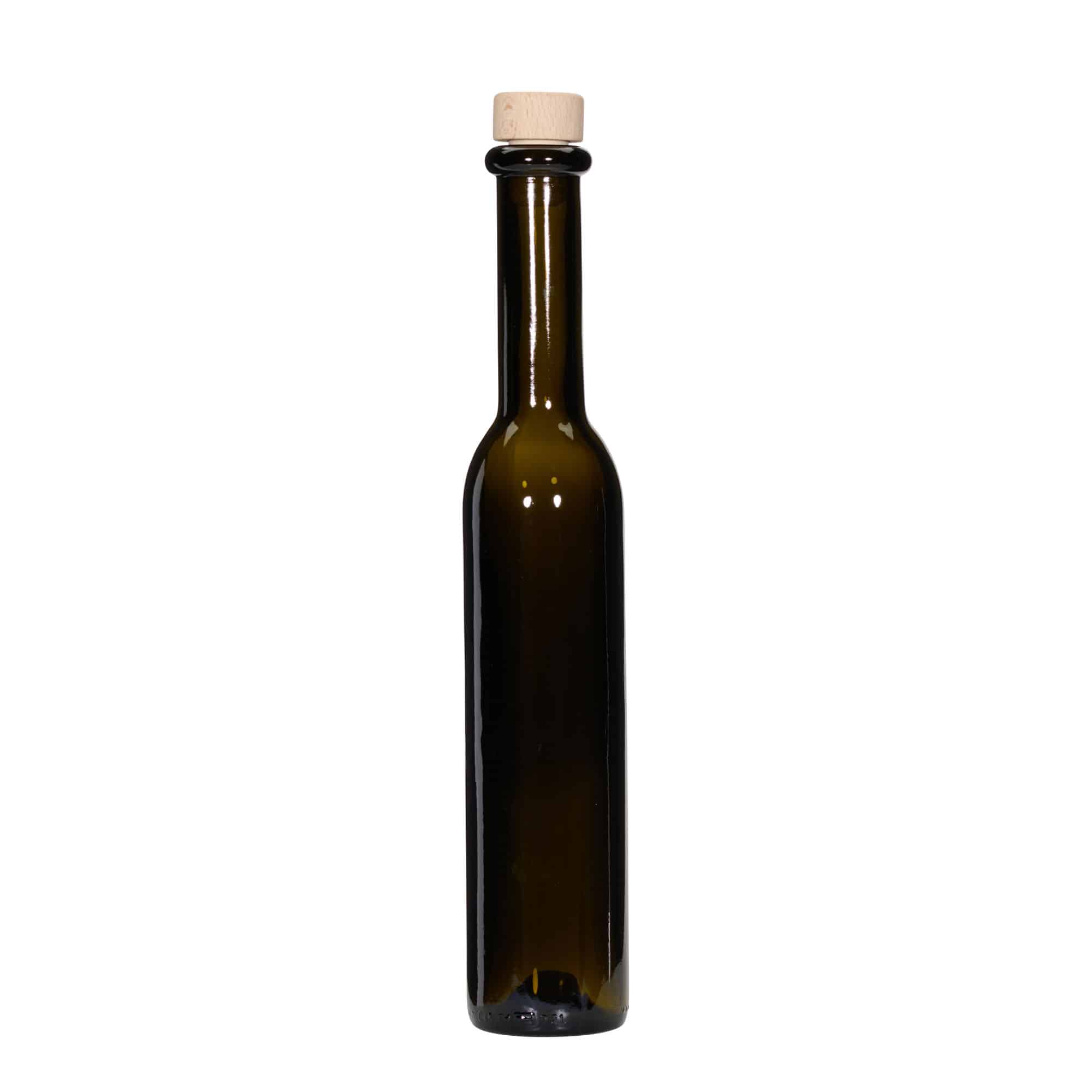 250 ml stikla pudele 'Rocky', antīki zala, aizdare: korķis