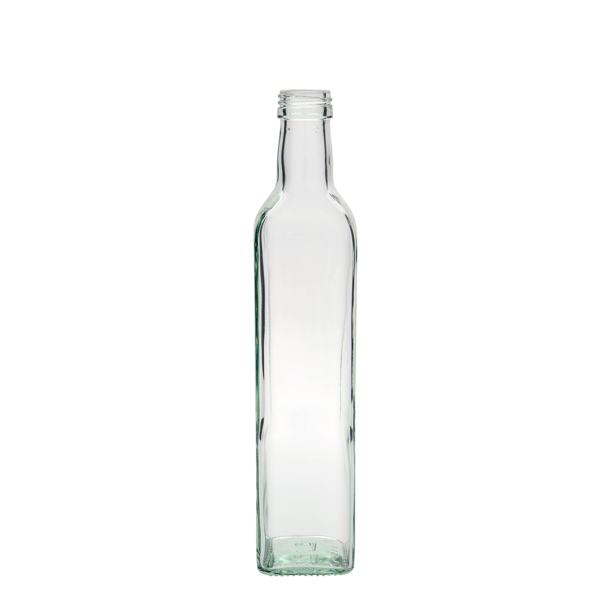500 ml stikla pudele 'Marasca', kvadrātiska, atvere: PP 31,5 500 ml stikla pudele 'Marasca', kvadrātiska, atvere: PP 31,5