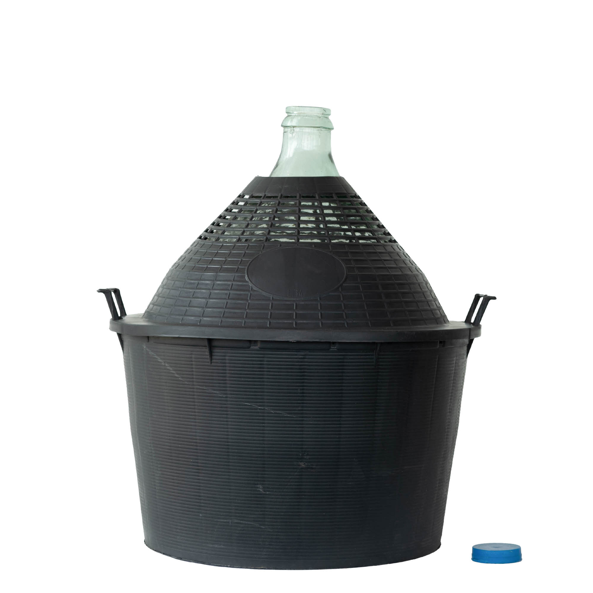 34 l balona pudele ar šauru kaklu, stikls, atvere: uzliktne vāciņš 34 l balona pudele ar šauru kaklu, stikls, atvere: uzliktne vāciņš