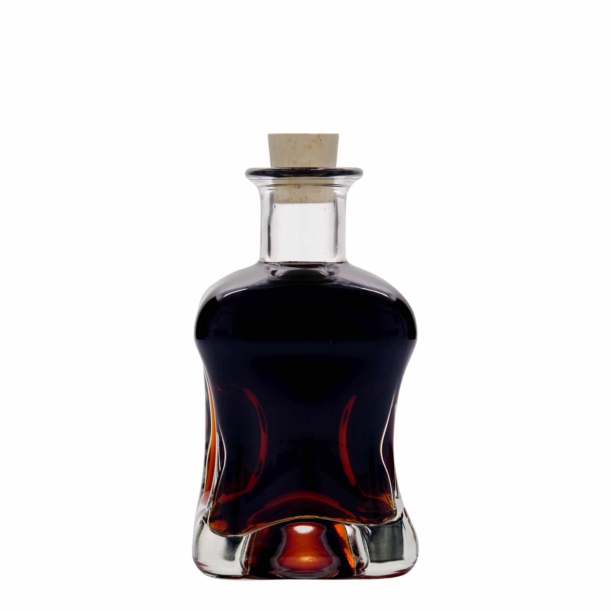 350 ml stikla pudele 'Dublin', kvadrātiska, aizdare: korķis