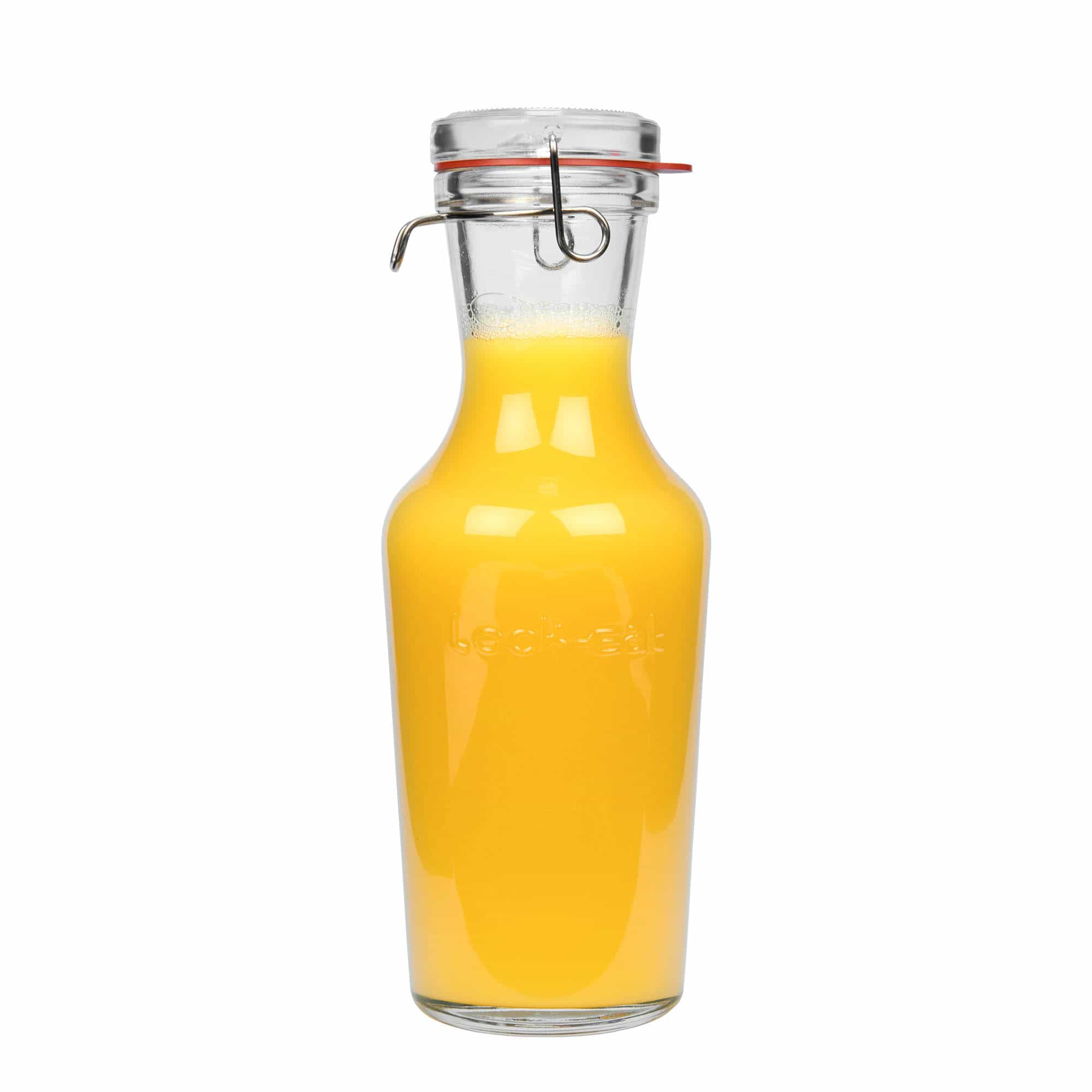 1000 ml stikla karafe 'Lock-Eat', aizdare: korķis ar stieples skavu