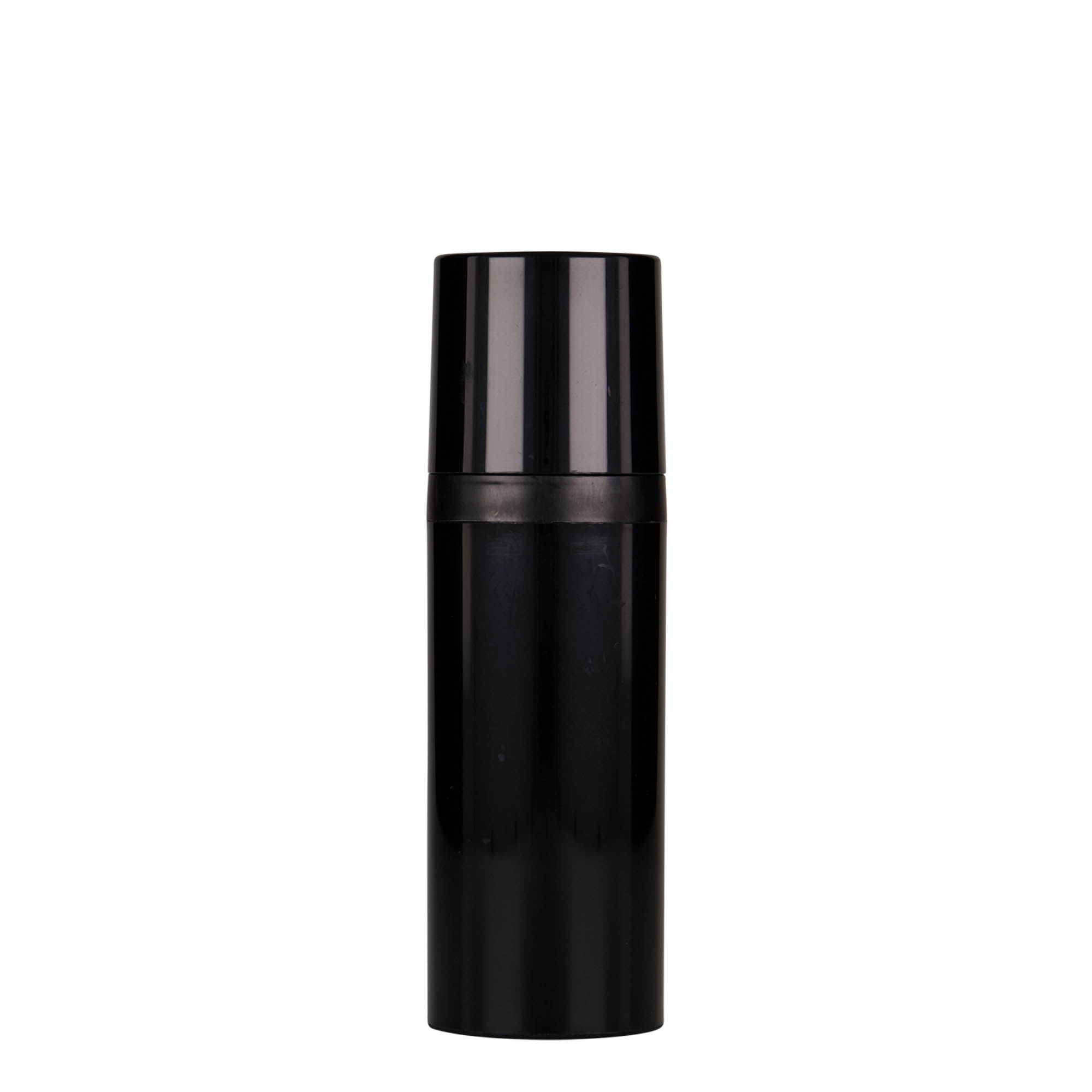 50 ml bezgaisa dozators 'Mezzo', PP plastmasa, melns 50 ml bezgaisa dozators 'Mezzo', PP plastmasa, melns