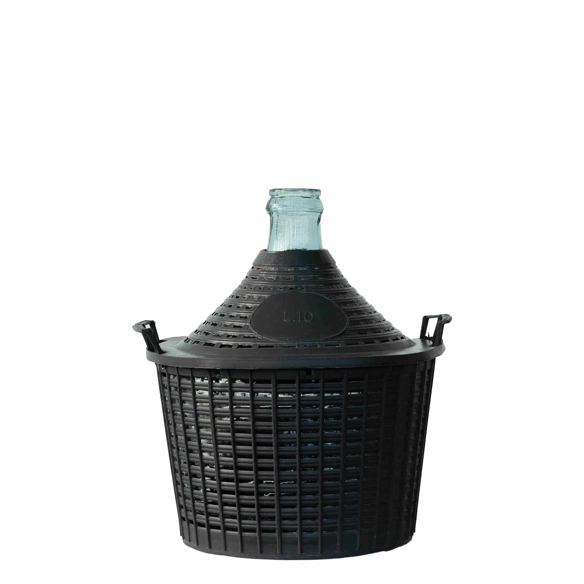 10 l pudele balona formā, sašaurināts kakls, stikla, aizdare: uzmaucams vāks 10 l pudele balona formā, sašaurināts kakls, stikla, aizdare: uzmaucams vāks