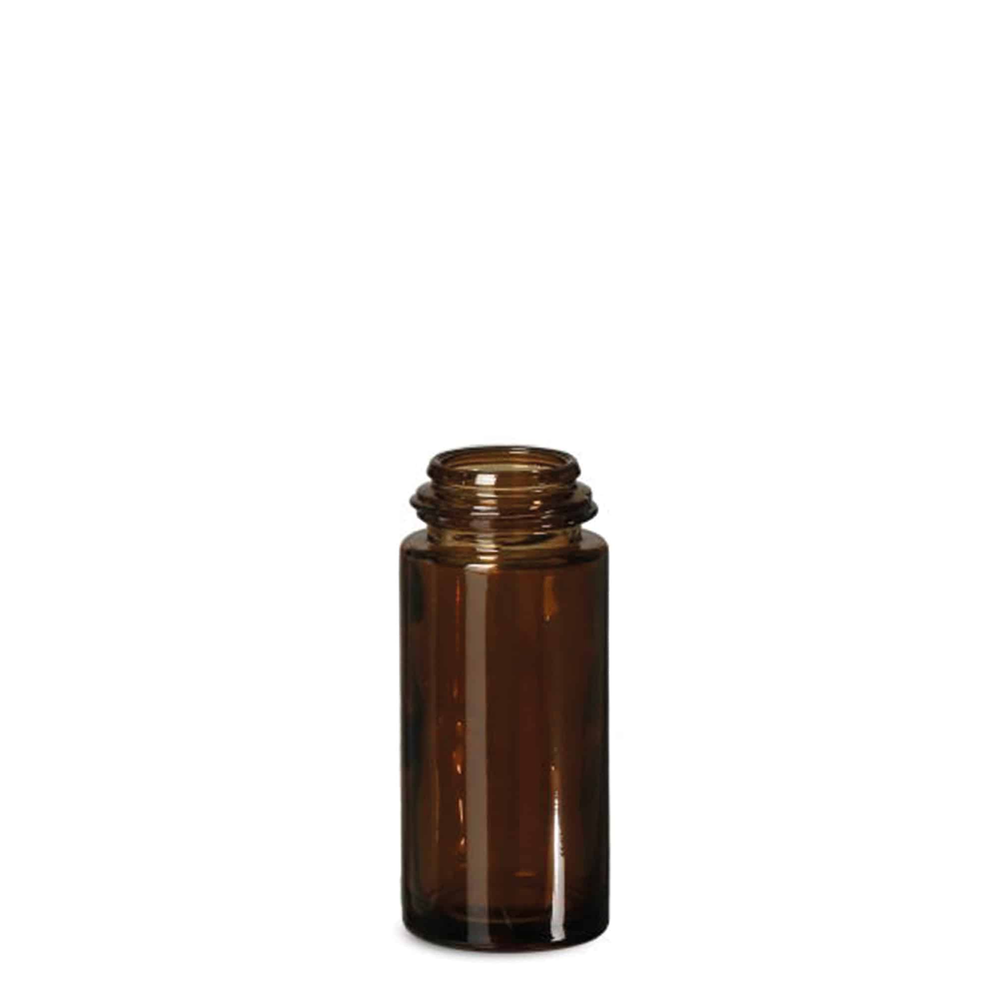 50 ml roll-on buteliukas, stiklas, rudas, kaklelis: sriegiamas dangtelis 50 ml roll-on buteliukas, stiklas, rudas, kaklelis: sriegiamas dangtelis