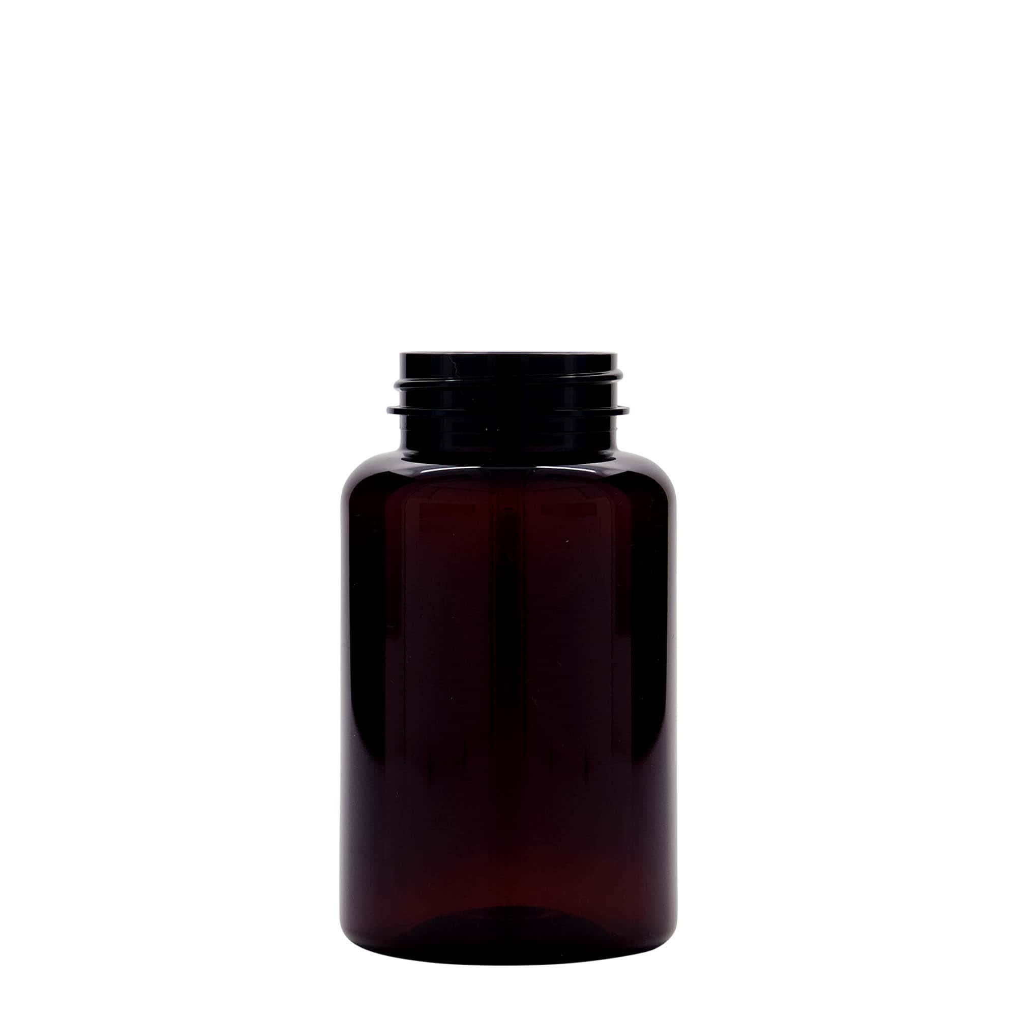 250 ml PET trauks, plastmasas, brūns, aizdare: GPI 45/400 250 ml PET trauks, plastmasas, brūns, aizdare: GPI 45/400