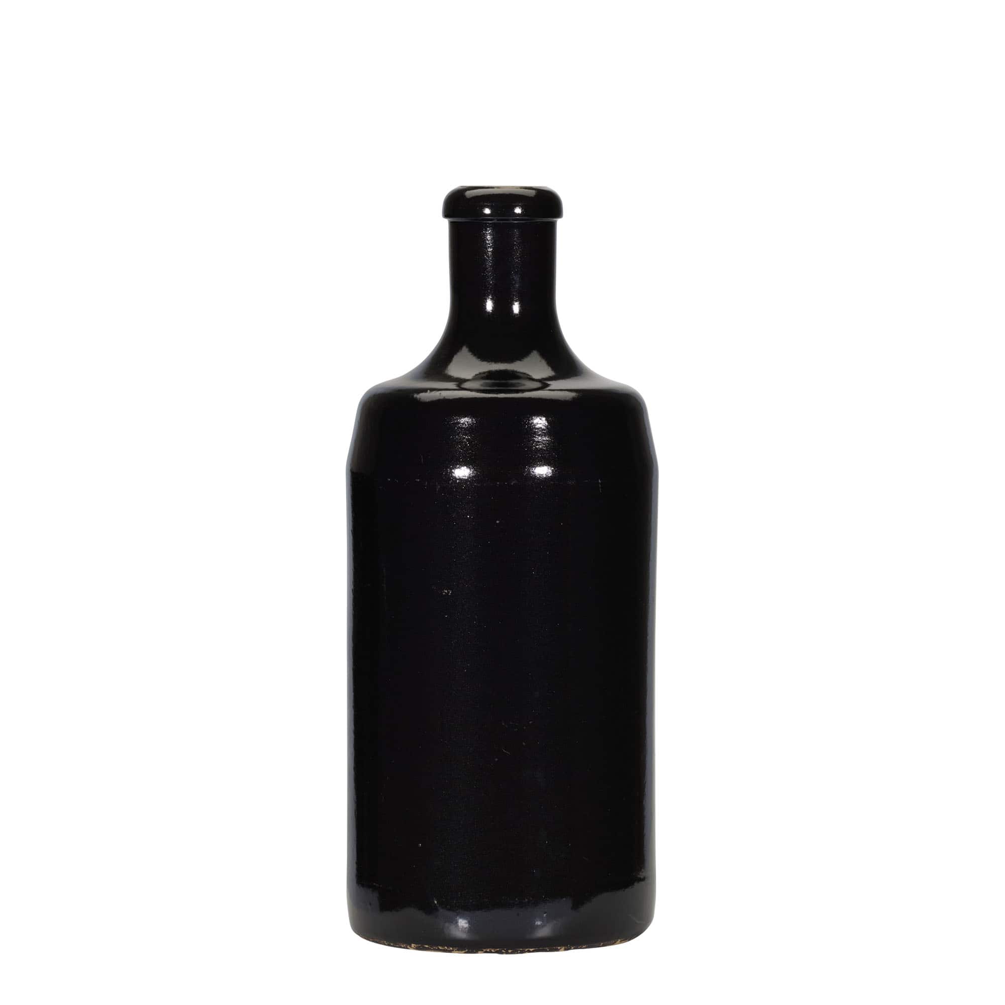 700 ml māla krūze 'Calvados, akmens trauks, melns, atvere: korķis'