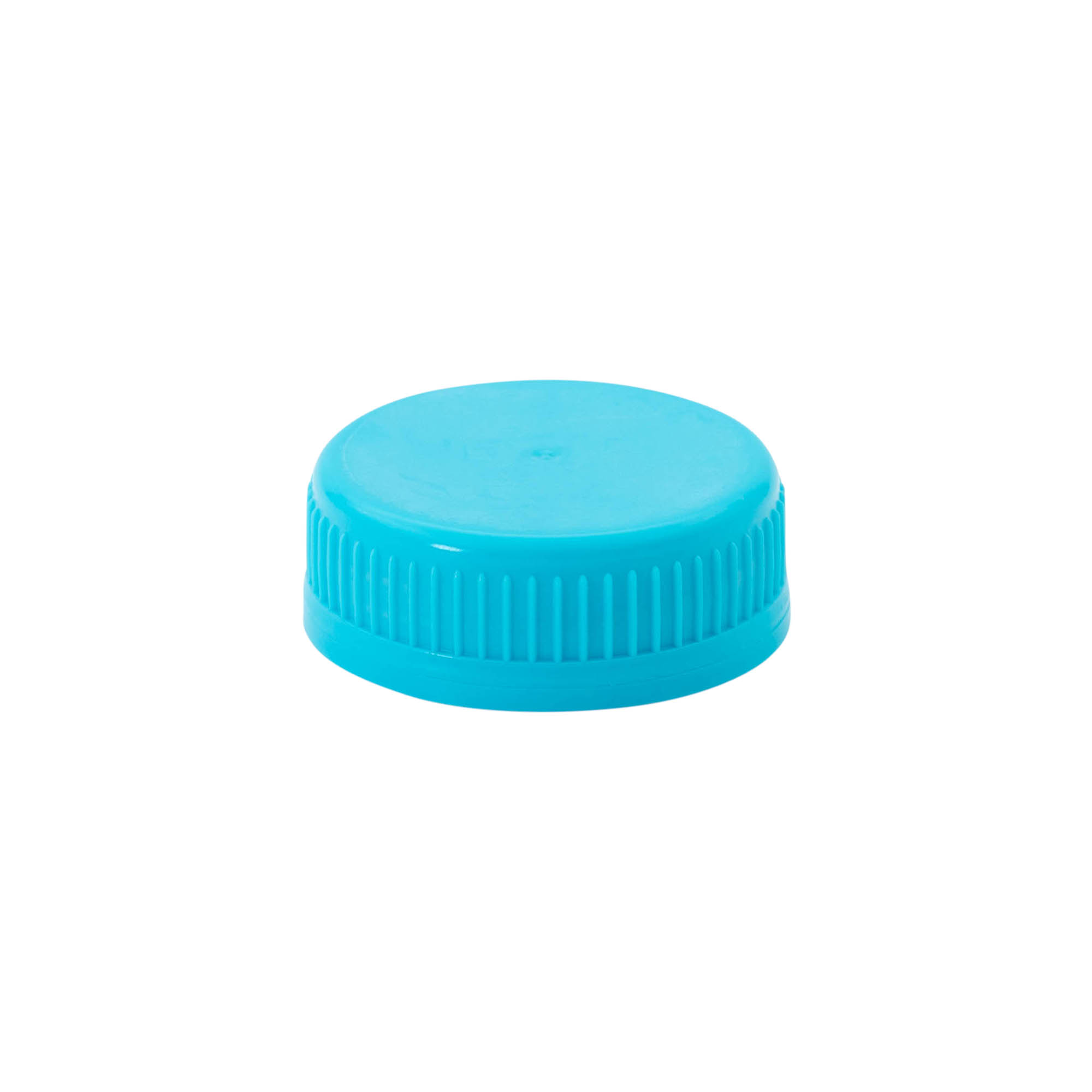 Skrūvējams vāciņš 40 mm, PE plastmasa, gaiši zils