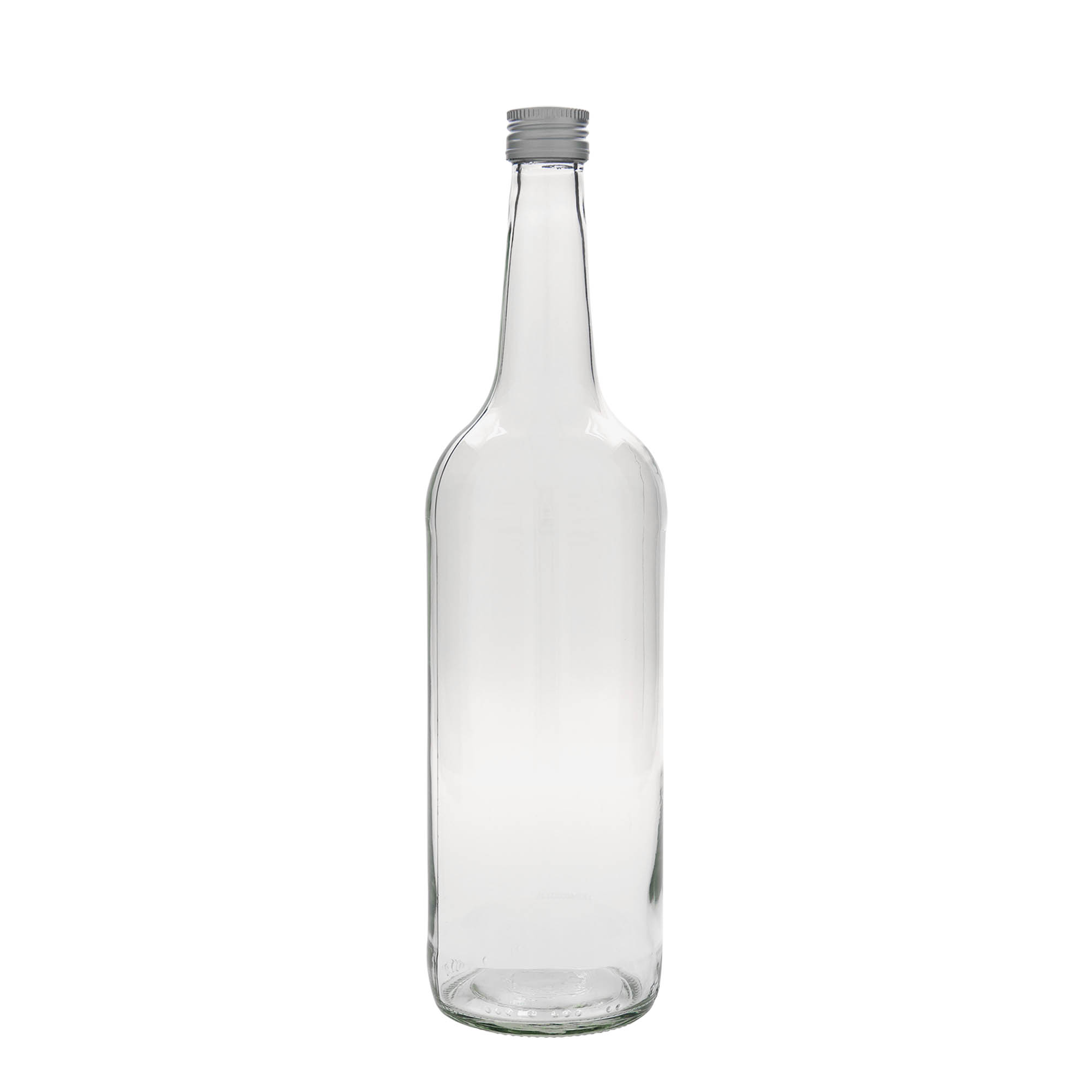 1.000 ml stikla pudele ar taisnu kaklu, atvere: PP 28 1.000 ml stikla pudele ar taisnu kaklu, atvere: PP 28