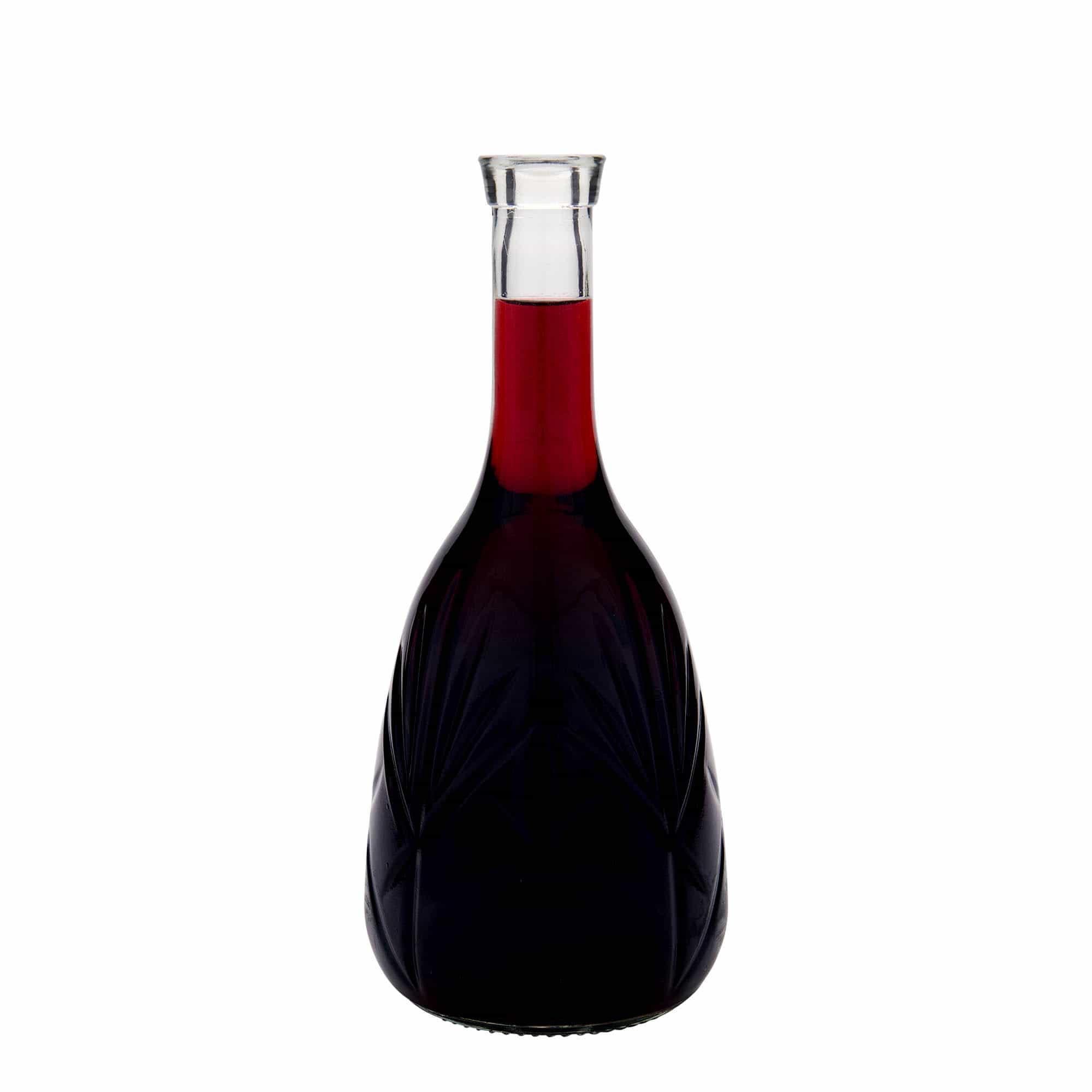 1.000 ml stikla pudele 'Reliefa', atvere: korķis 1.000 ml stikla pudele 'Reliefa', atvere: korķis