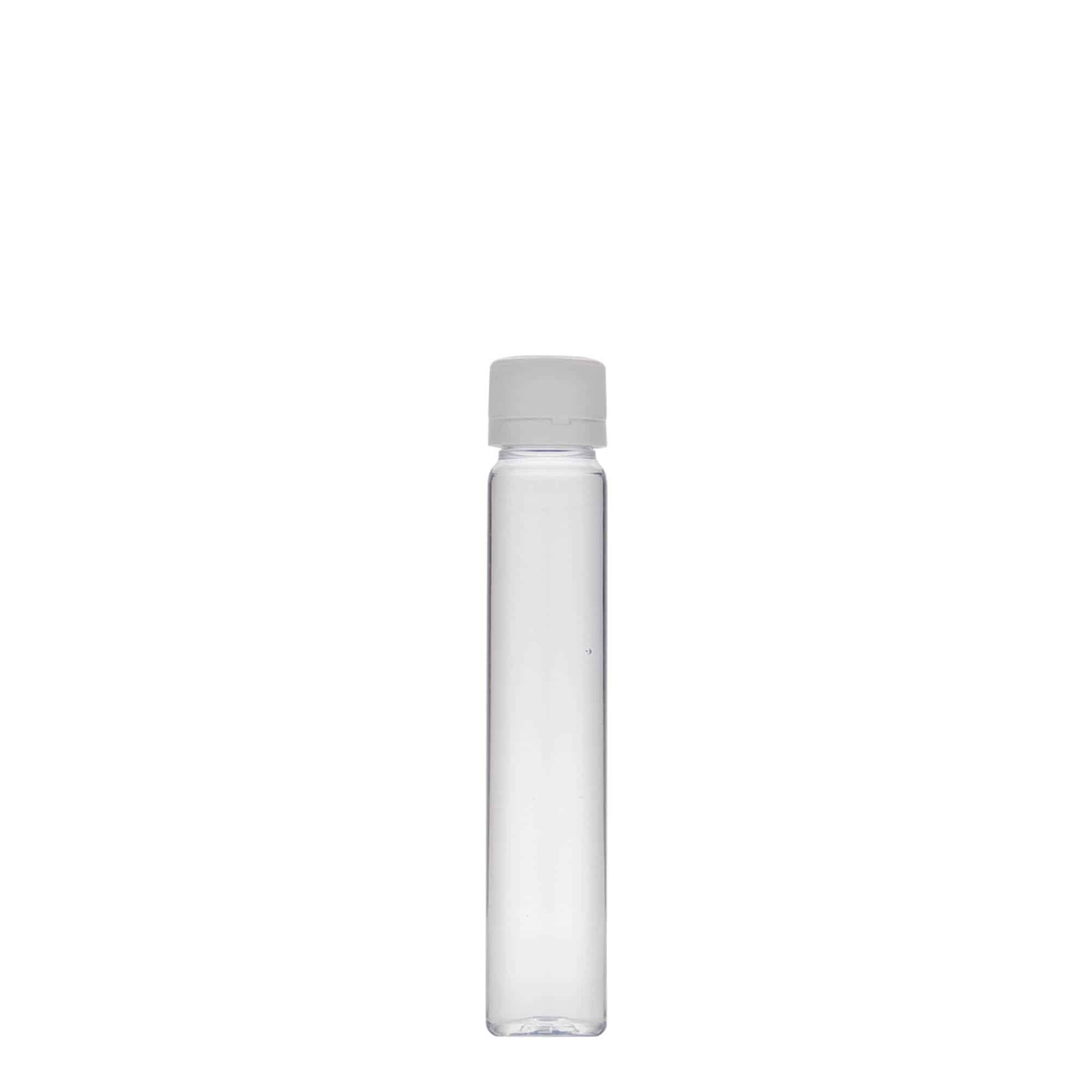 25 ml PET caurulīte, plastmasa, atvere: skrūvējams vāciņš
