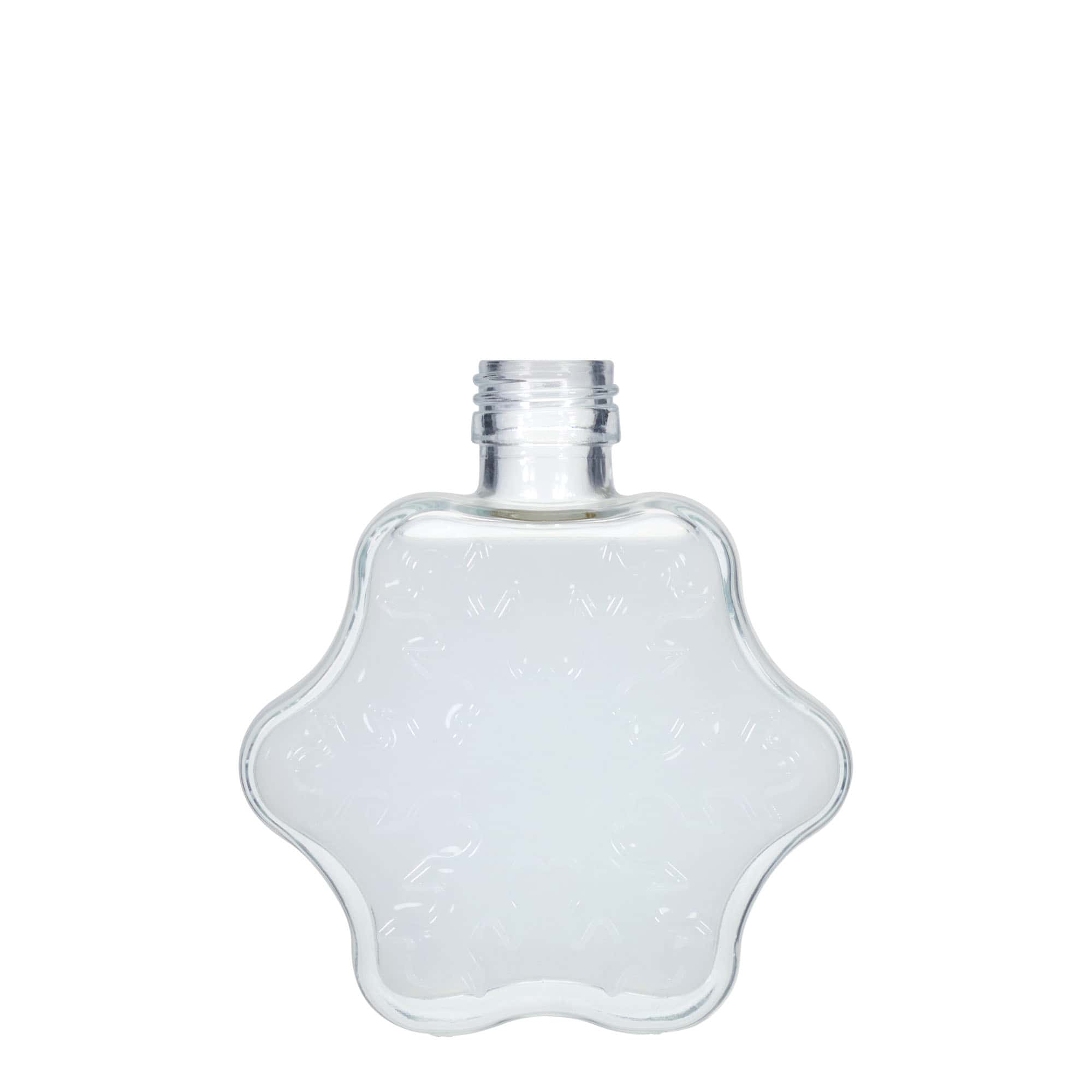 200 ml stikla pudele 'Sniegpārsla', atvere: PP 28