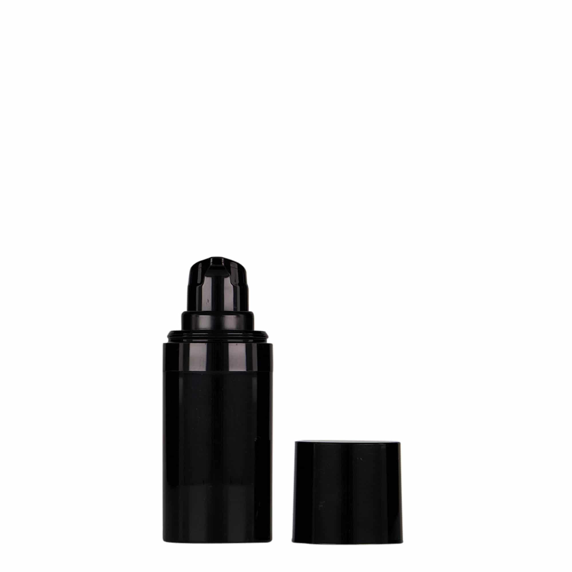 15 ml bezgaisa dozators 'Micro', PP plastmasa, melns