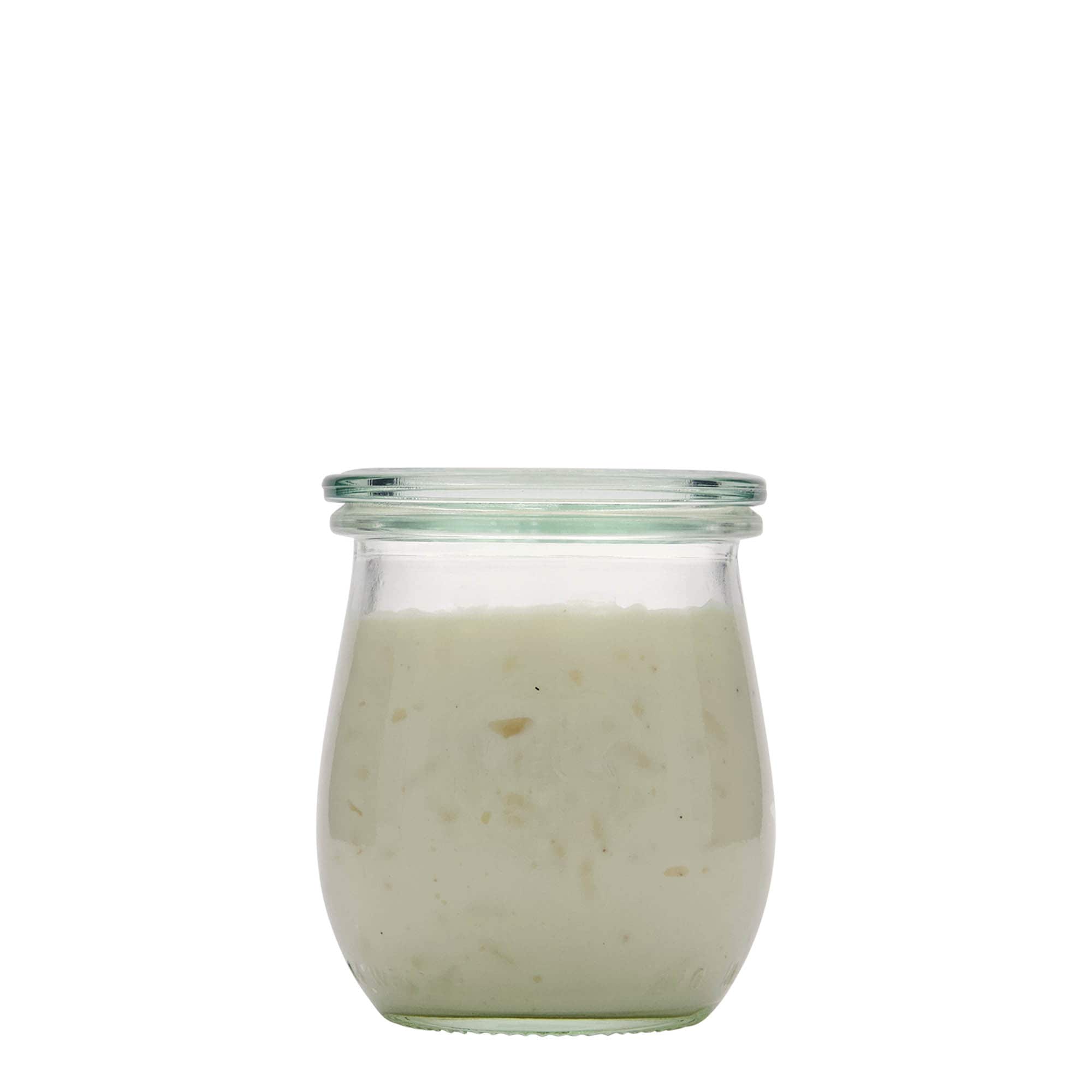 220 ml WECK tulpes veida burka, atvere: apaļa mala