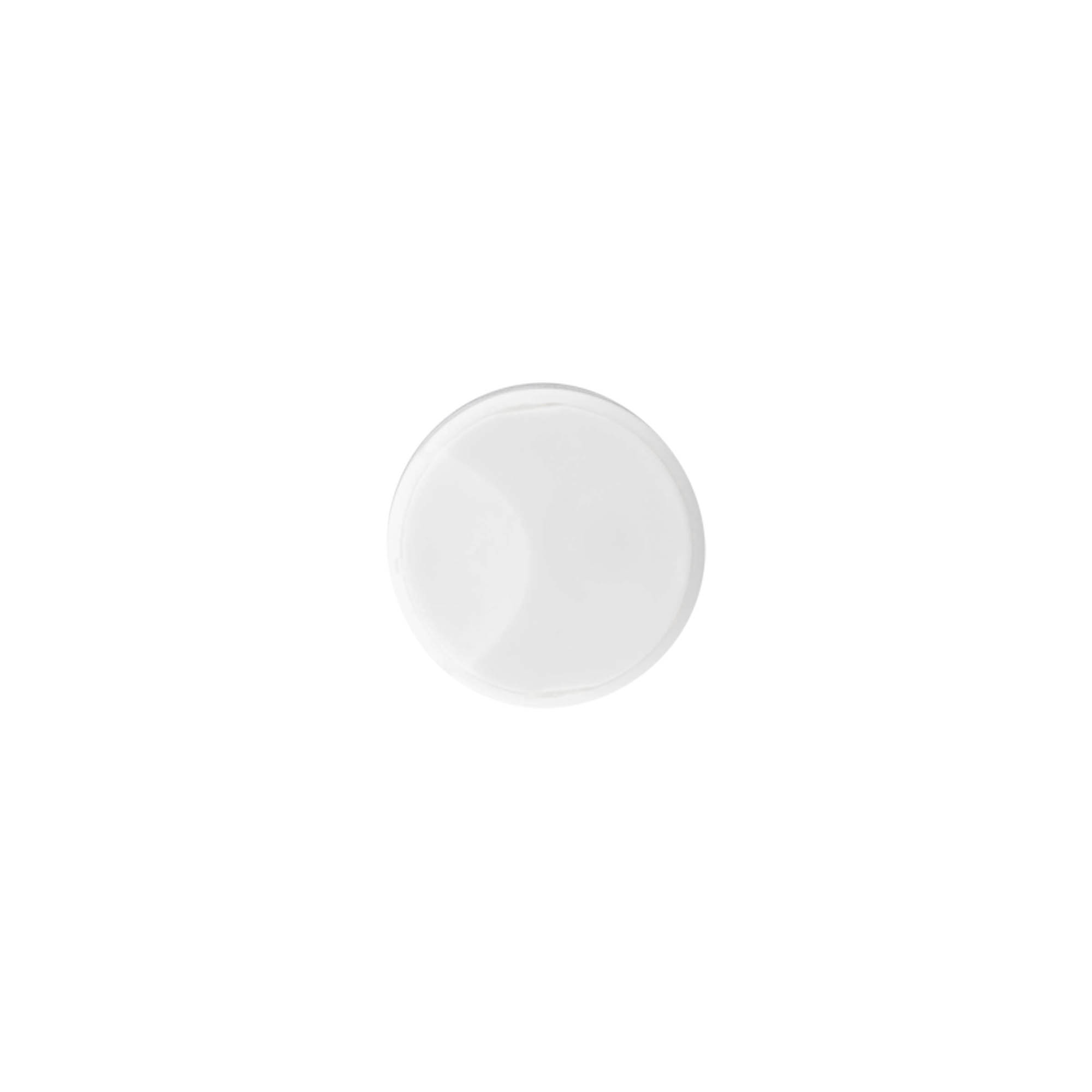 Skrūvējams vāciņš Disc Top, PP plastmasa, balts, priekš atveres: 24/410 Skrūvējams vāciņš Disc Top, PP plastmasa, balts, priekš atveres: 24/410