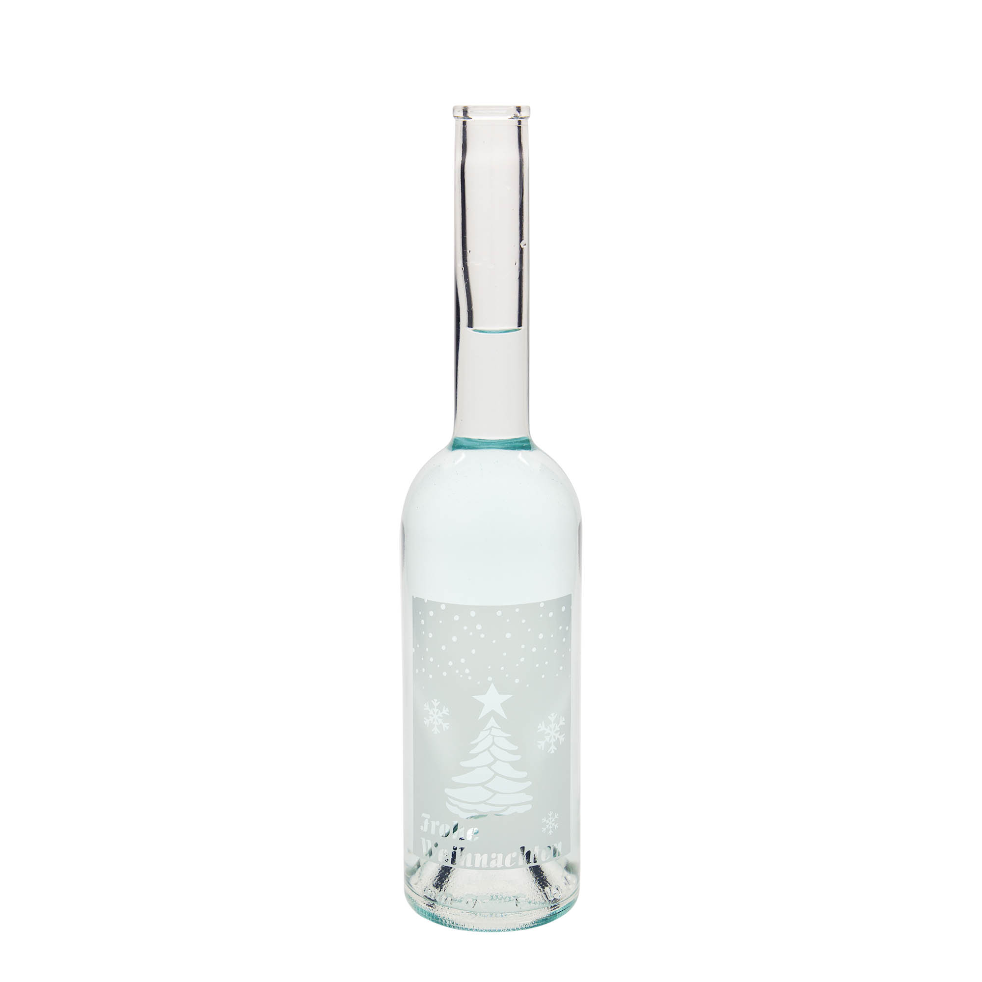 500 ml stikla pudele 'Opera', motīvs: Baltas Ziemassvētki, atvere: korķis 500 ml stikla pudele 'Opera', motīvs: Baltas Ziemassvētki, atvere: korķis