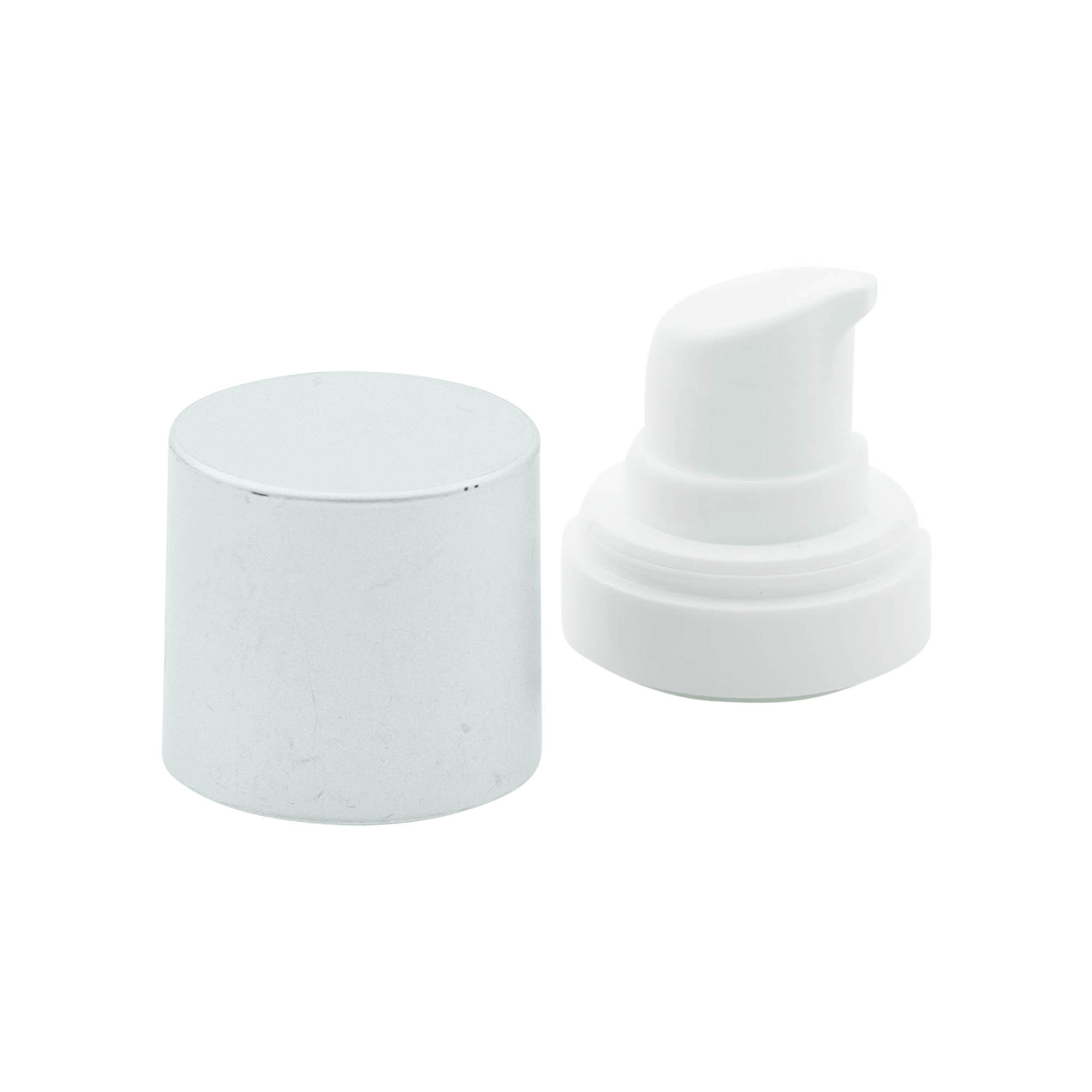 Airless dozatora sūknis 'Micro', PP plastmasa, sudraba krāsā