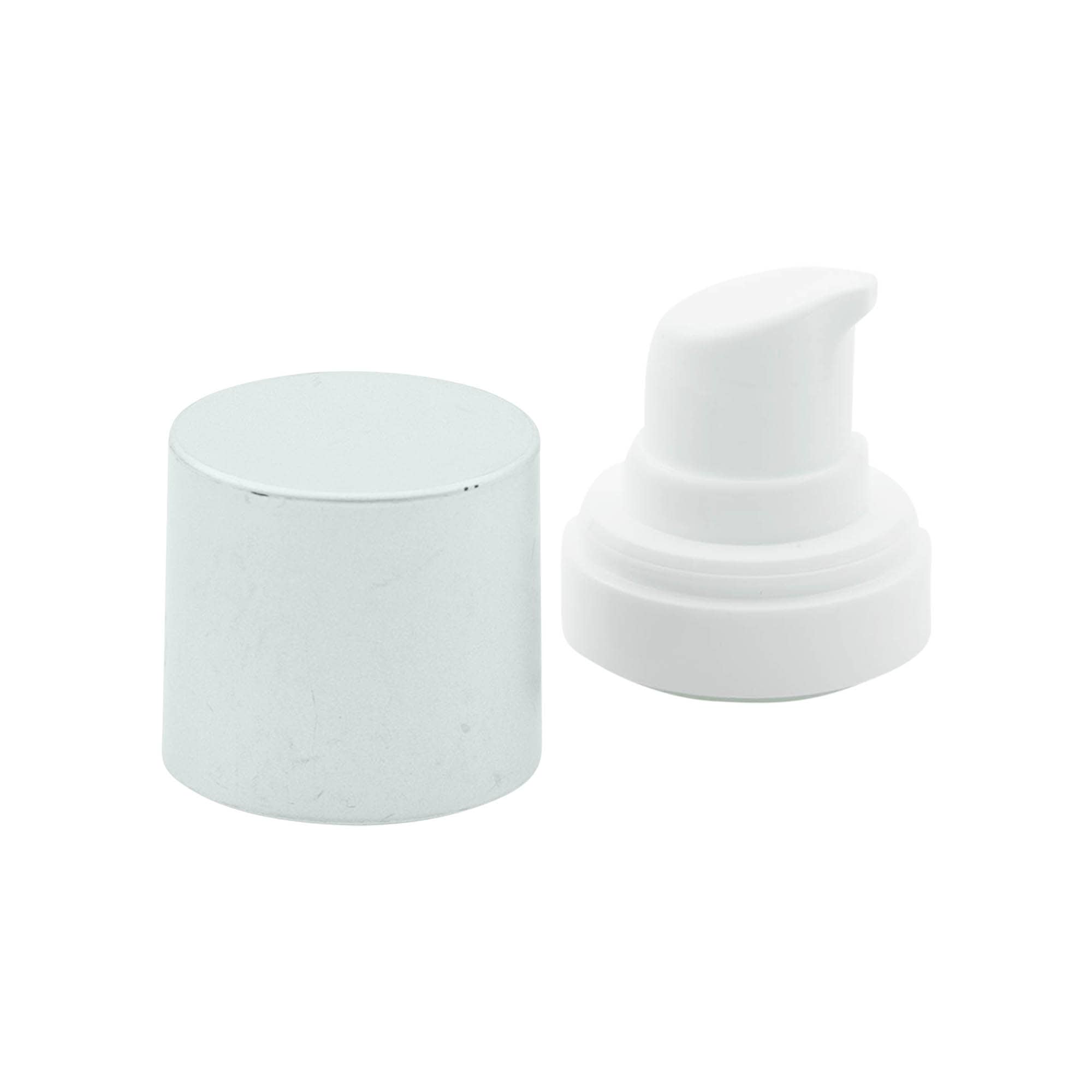 Airless dozatora sūknis 'Micro', PP plastmasa, sudraba krāsā