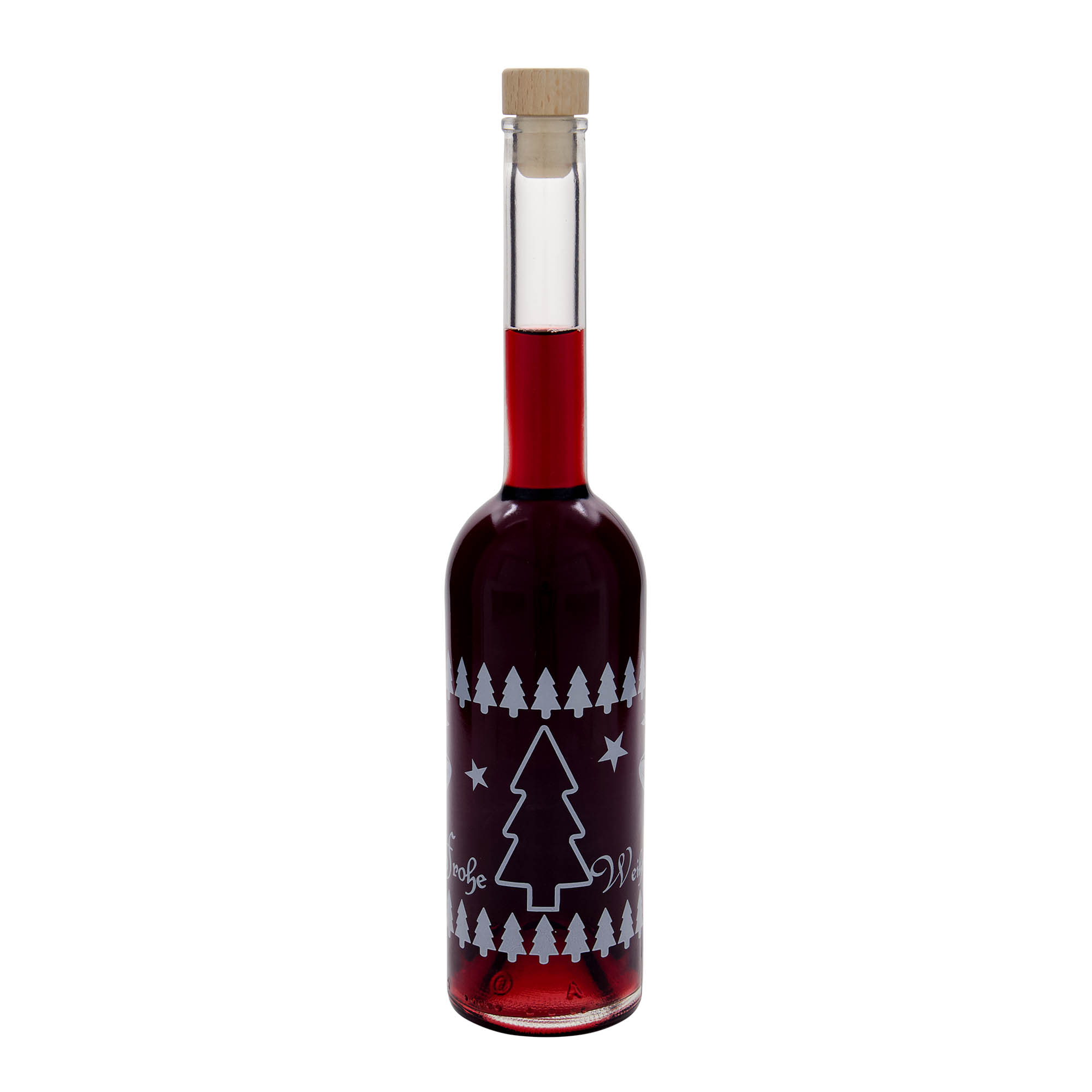 500 ml stikla pudele 'Opera', motīvs: klasiskas Ziemassvētki, atvere: korķis 500 ml stikla pudele 'Opera', motīvs: klasiskas Ziemassvētki, atvere: korķis