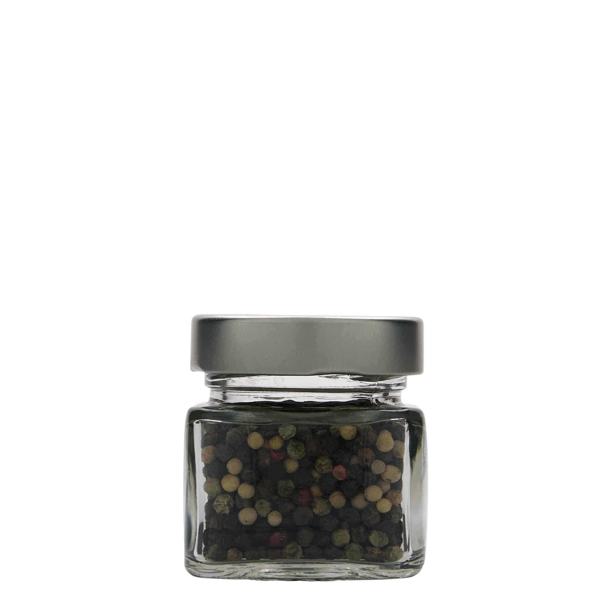 106 ml kvadrātveida stikls 'Ikarus', atvere: Deep-Twist-Off (DTO 58)