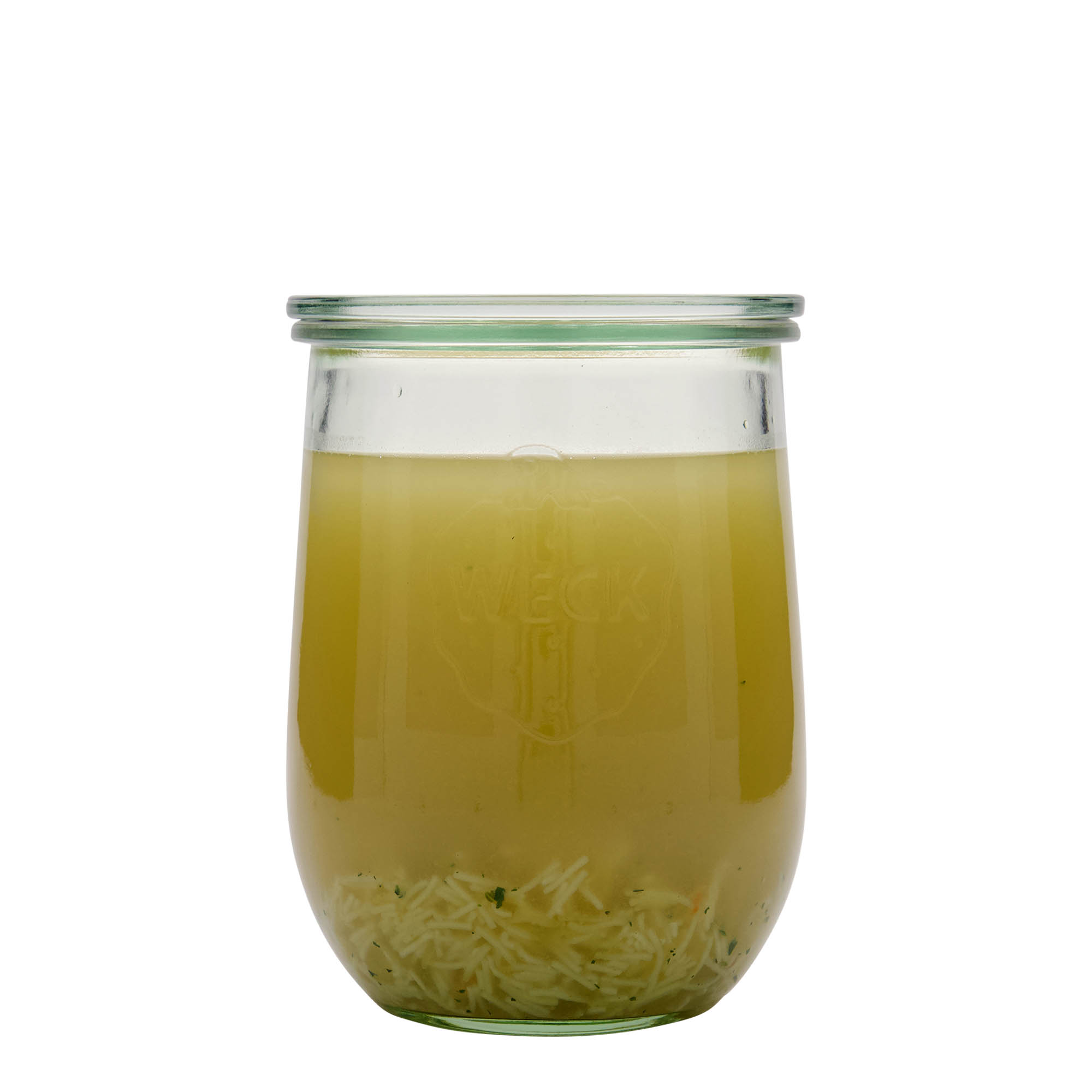 1,050 ml WECK tulpes formas burka #, atvere: apaļa mala