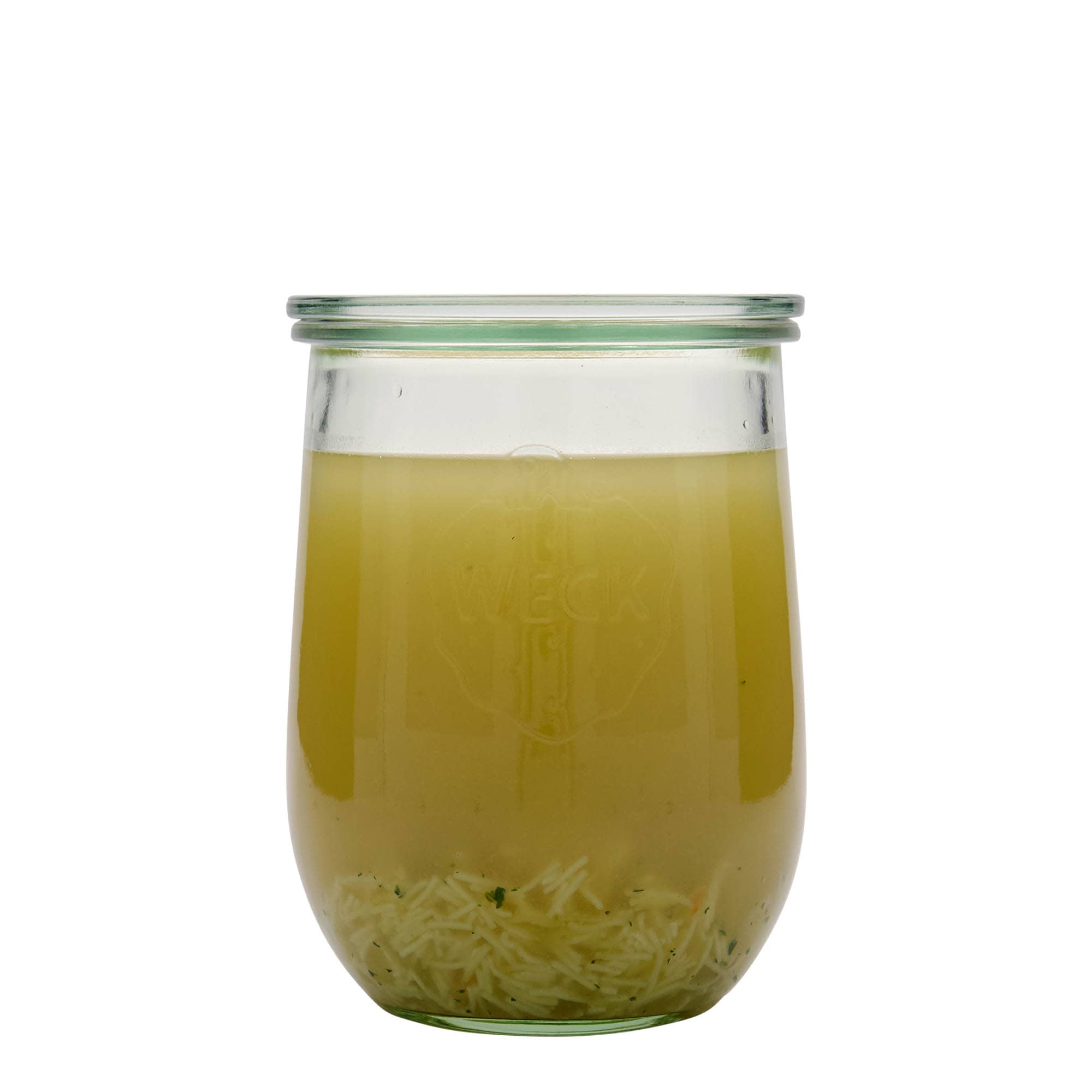 1,050 ml WECK tulpes formas burka #, atvere: apaļa mala