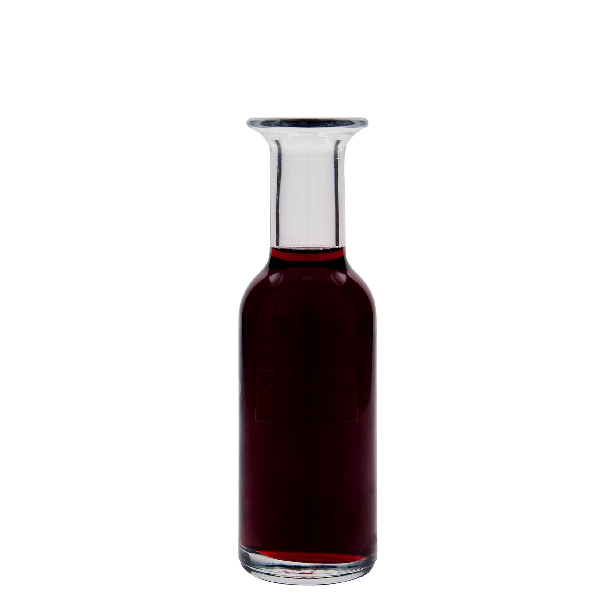 250 ml stikla pudele 'Optima Fine Wine', atvere: korķis