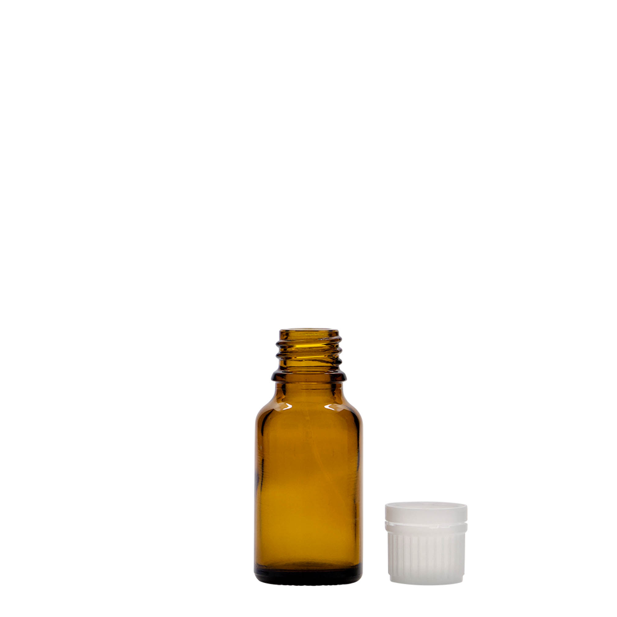 15 ml medicīnas pudelīte, stikls, brūna, atvere: DIN 18 15 ml medicīnas pudelīte, stikls, brūna, atvere: DIN 18