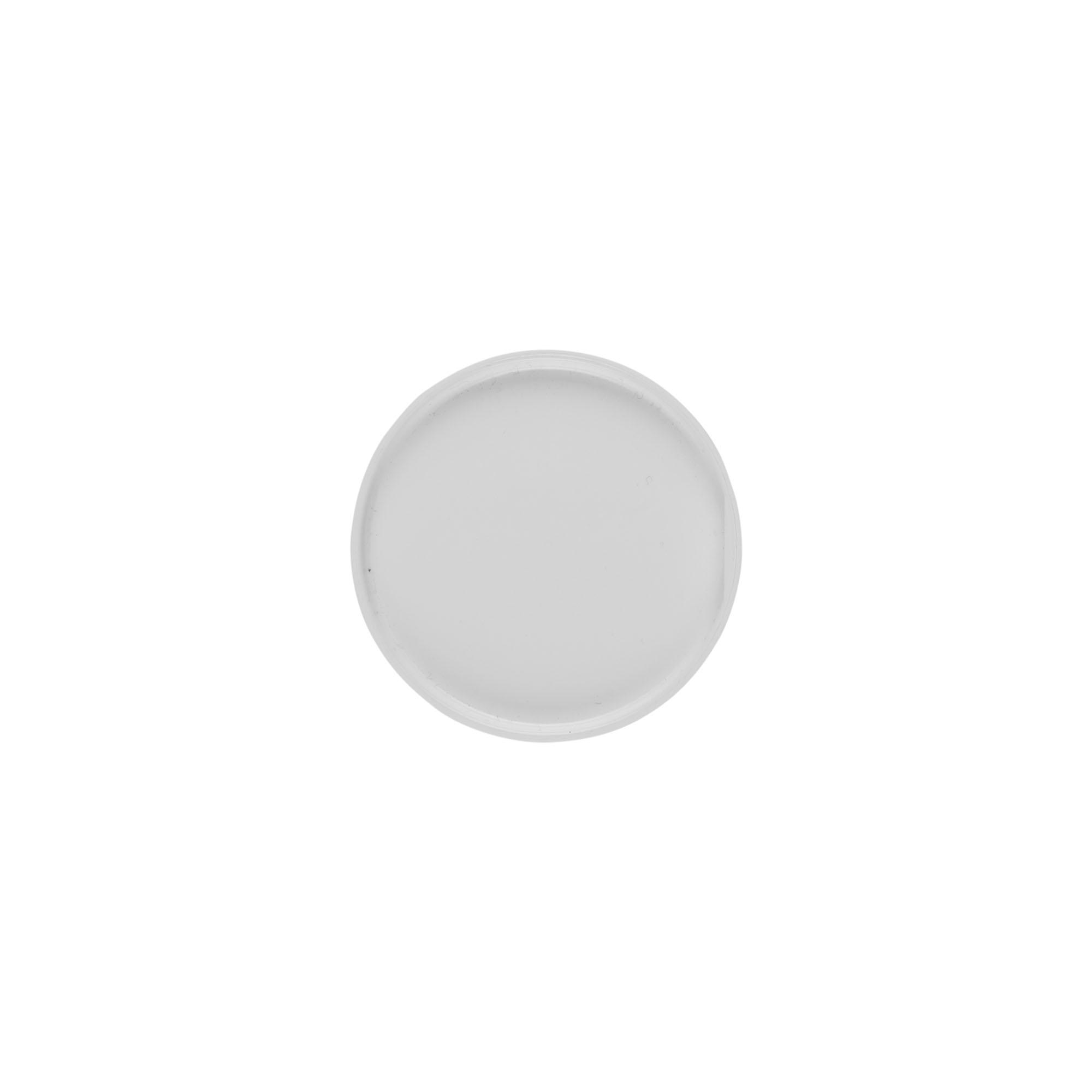 Pārklājuma disks 100 ml 'Magic', PP plastmasa, balts Pārklājuma disks 100 ml 'Magic', PP plastmasa, balts
