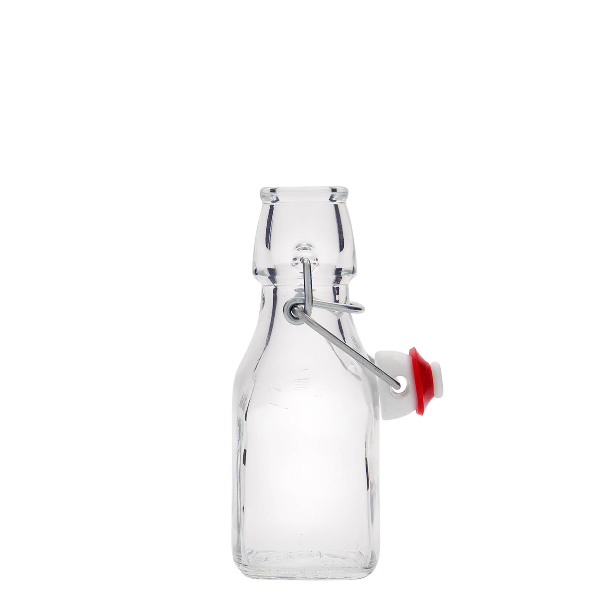 125 ml stikla pudele 'Swing', kvadrātveida, atvere: aizbāžņa aizdare 125 ml stikla pudele 'Swing', kvadrātveida, atvere: aizbāžņa aizdare