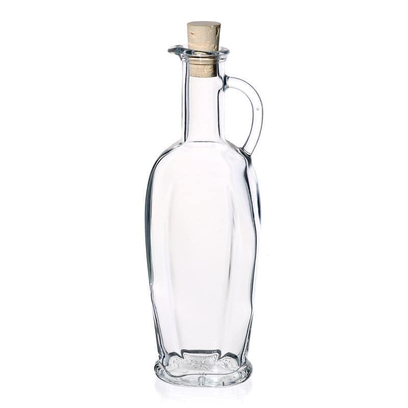 250 ml stikla pudele 'Eleganta', ovāla, aizdare: korķis 250 ml stikla pudele 'Eleganta', ovāla, aizdare: korķis