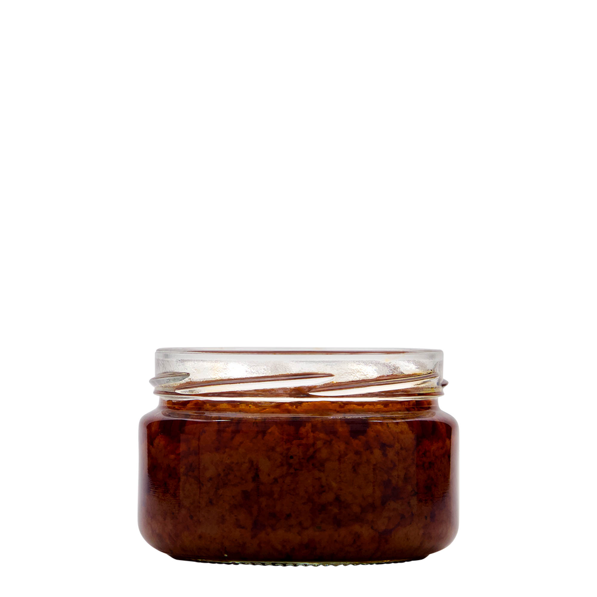 230 ml plakans apaļš stikls, atvere: Twist-Off (TO 82)