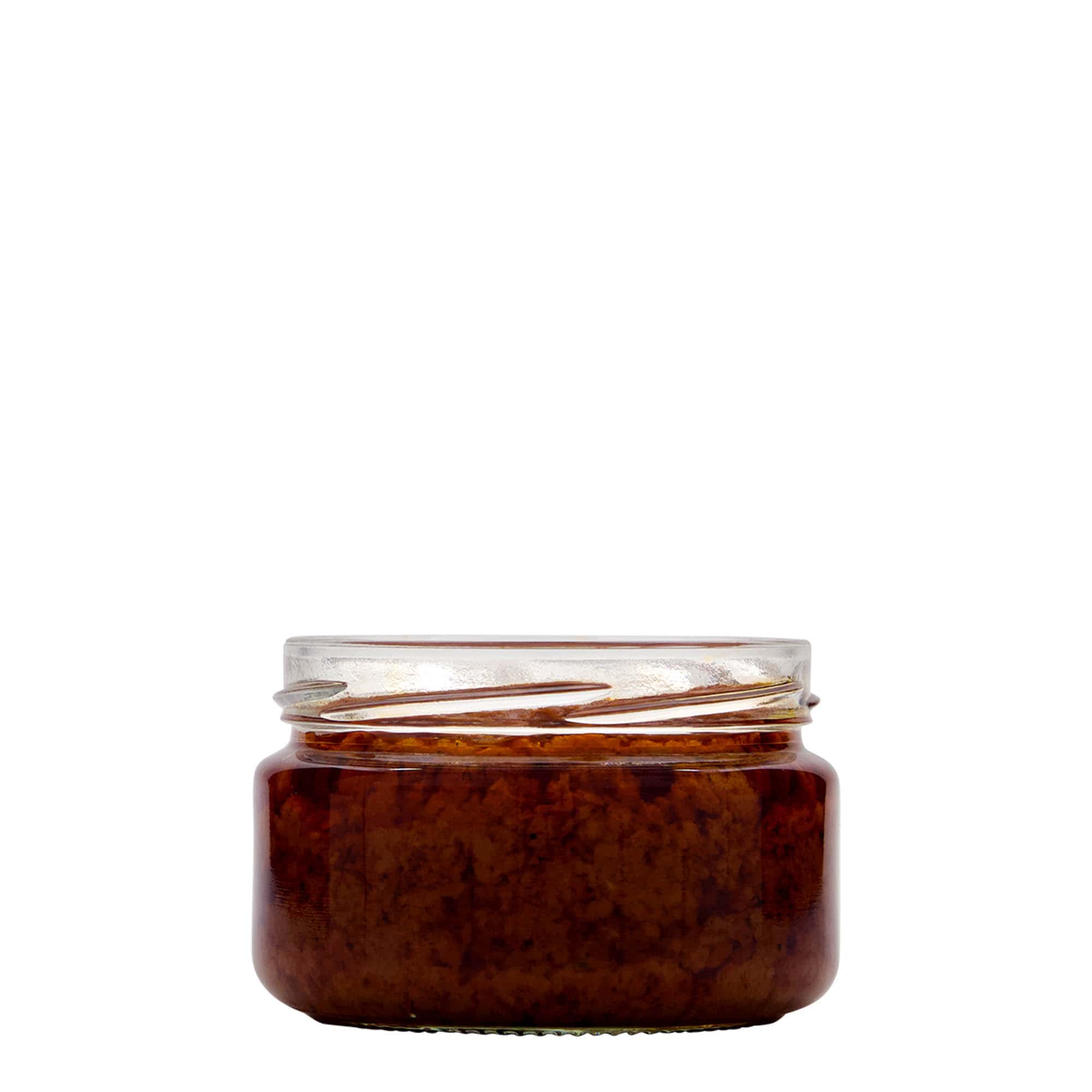 230 ml plakans apaļš stikls, atvere: Twist-Off (TO 82)