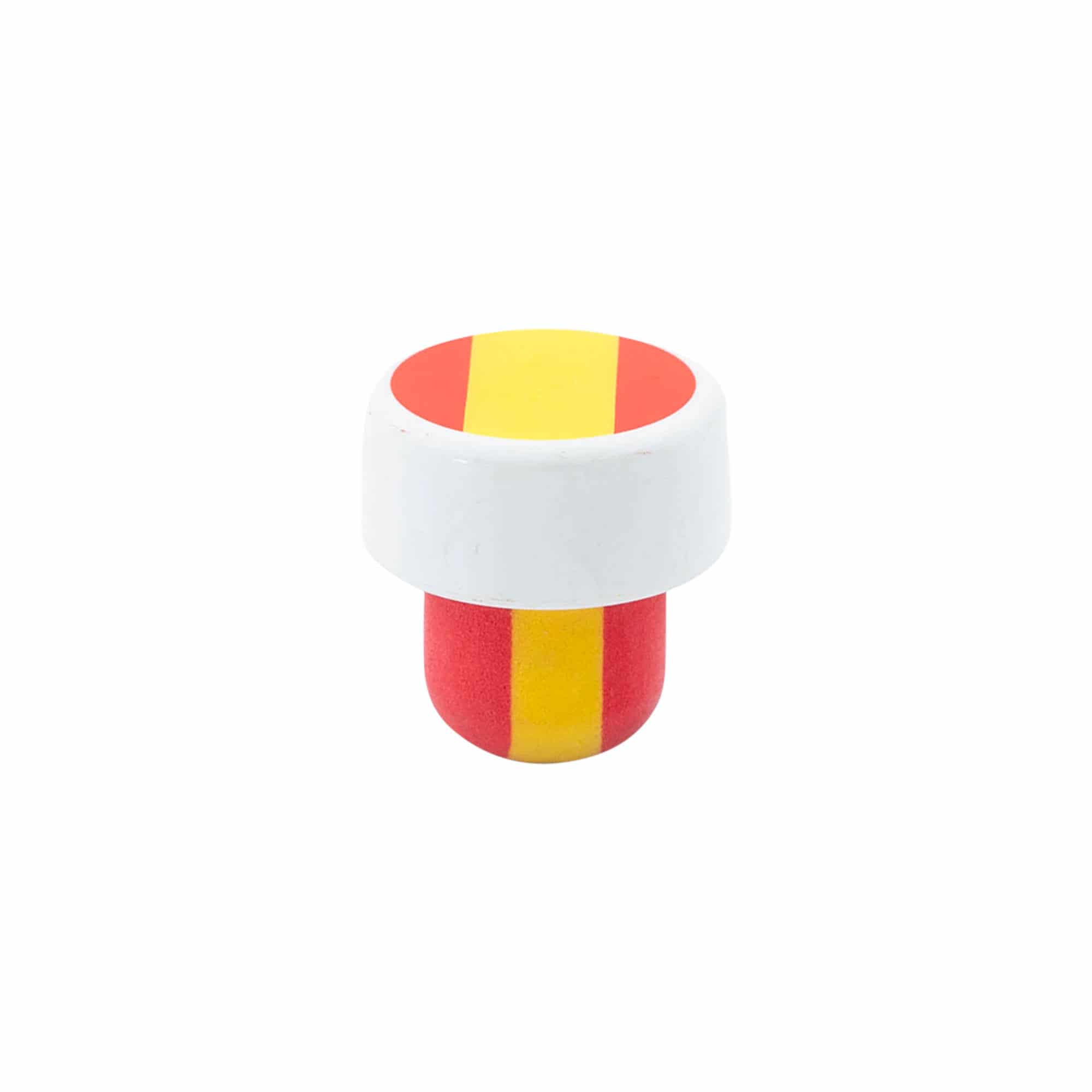 Roktura korķis 19 mm 'Spānija', plastmasa, daudzkrāsains, mutes daļai: korķis Roktura korķis 19 mm 'Spānija', plastmasa, daudzkrāsains, mutes daļai: korķis