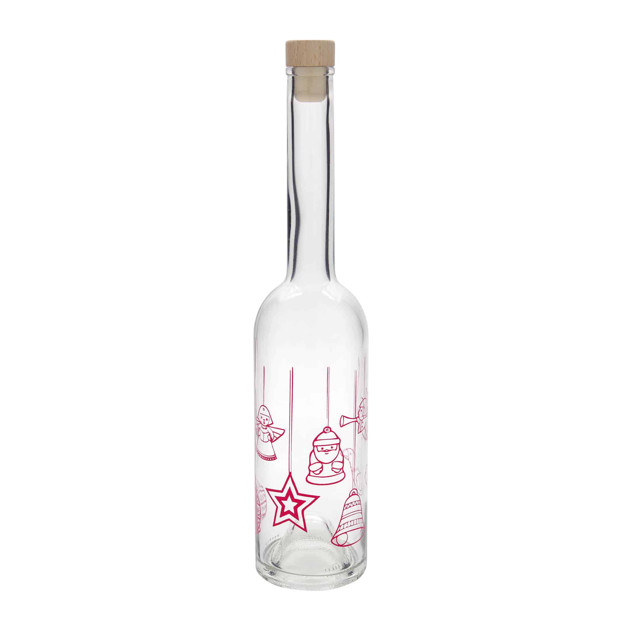 500 ml stikla pudele 'Opera', motīvs: zvaigznes, atvere: korķis