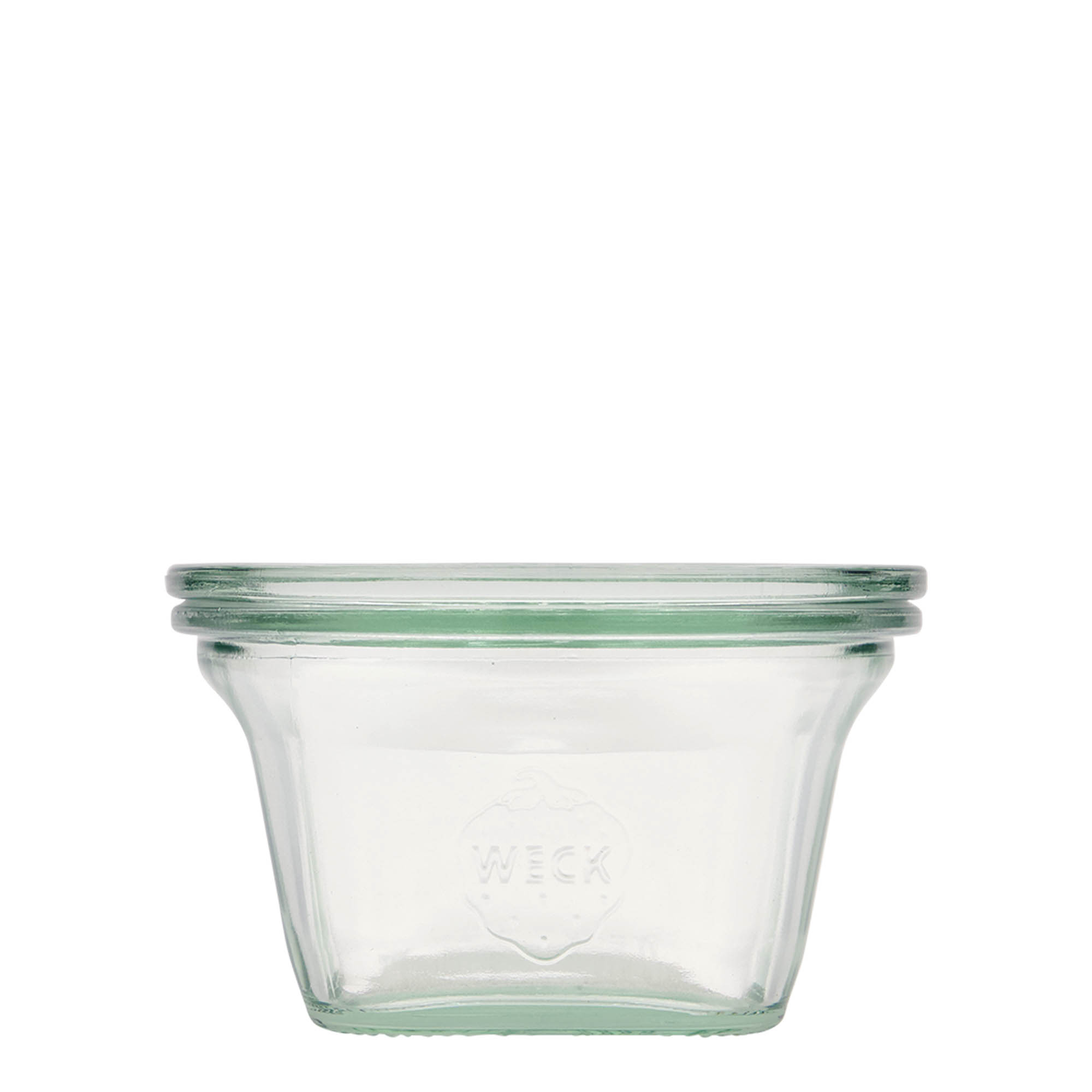 290 ml WECK kvadrātstikla burka, kvadrātveida, atvere: apaļš malu malas malu 290 ml WECK kvadrātstikla burka, kvadrātveida, atvere: apaļš malu malas malu