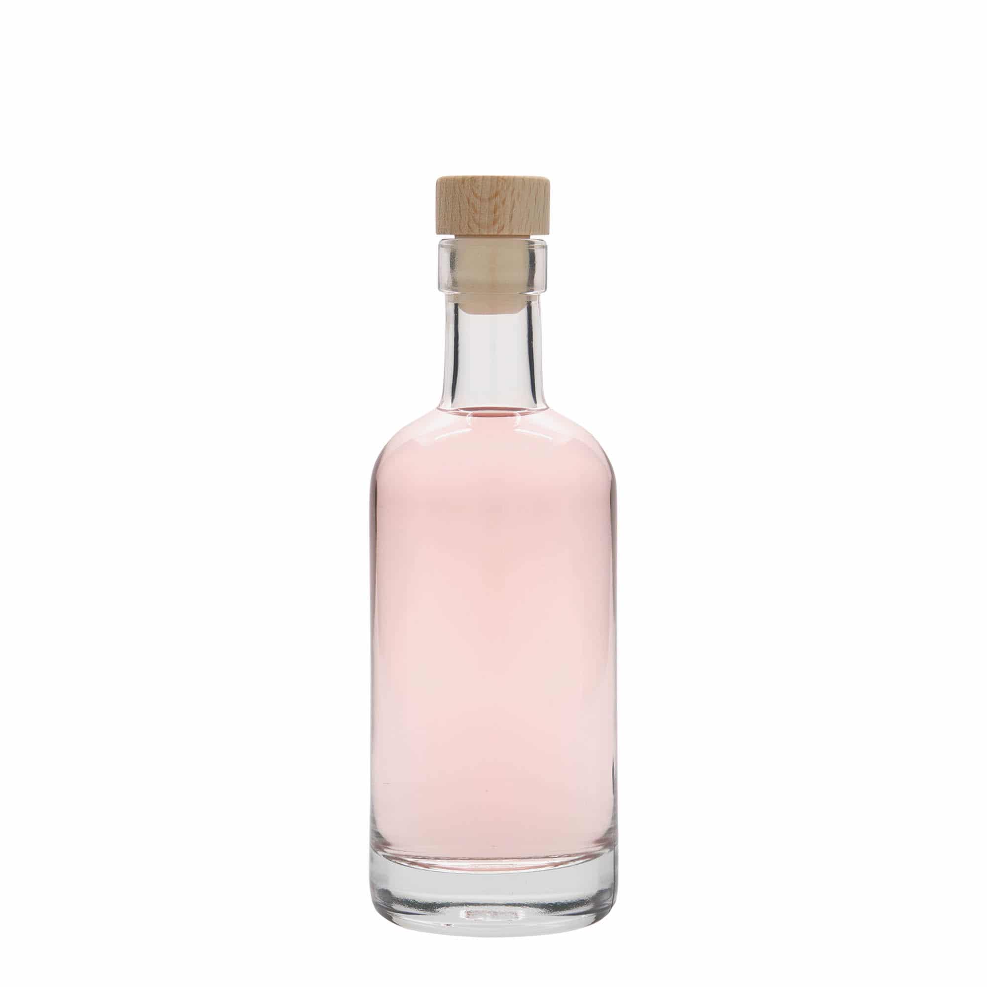 250 ml stikla pudele 'Linea Uno', aizdare: korķis