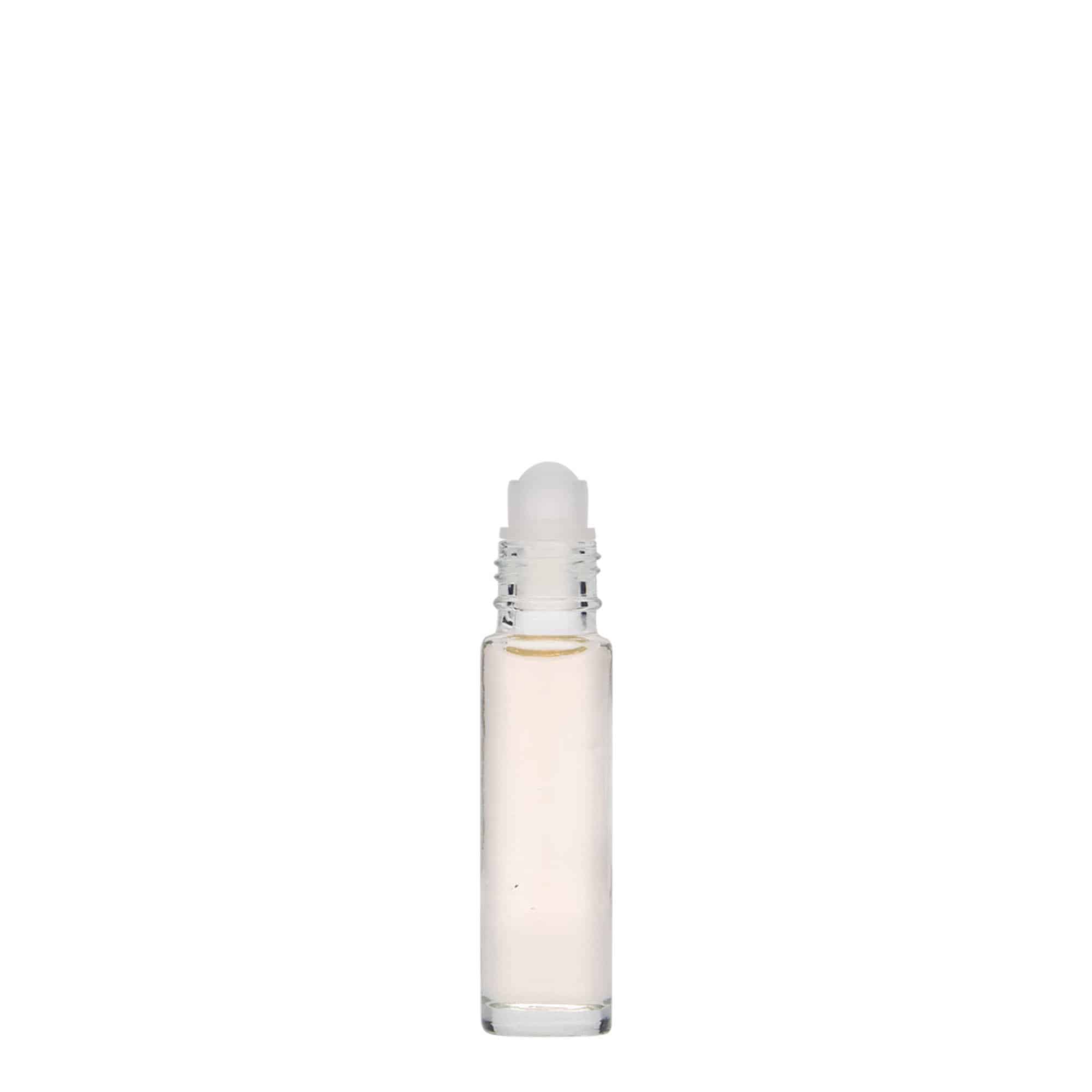 10 ml roll-on pudele, stikls, atvere: skrūvējams vāciņš